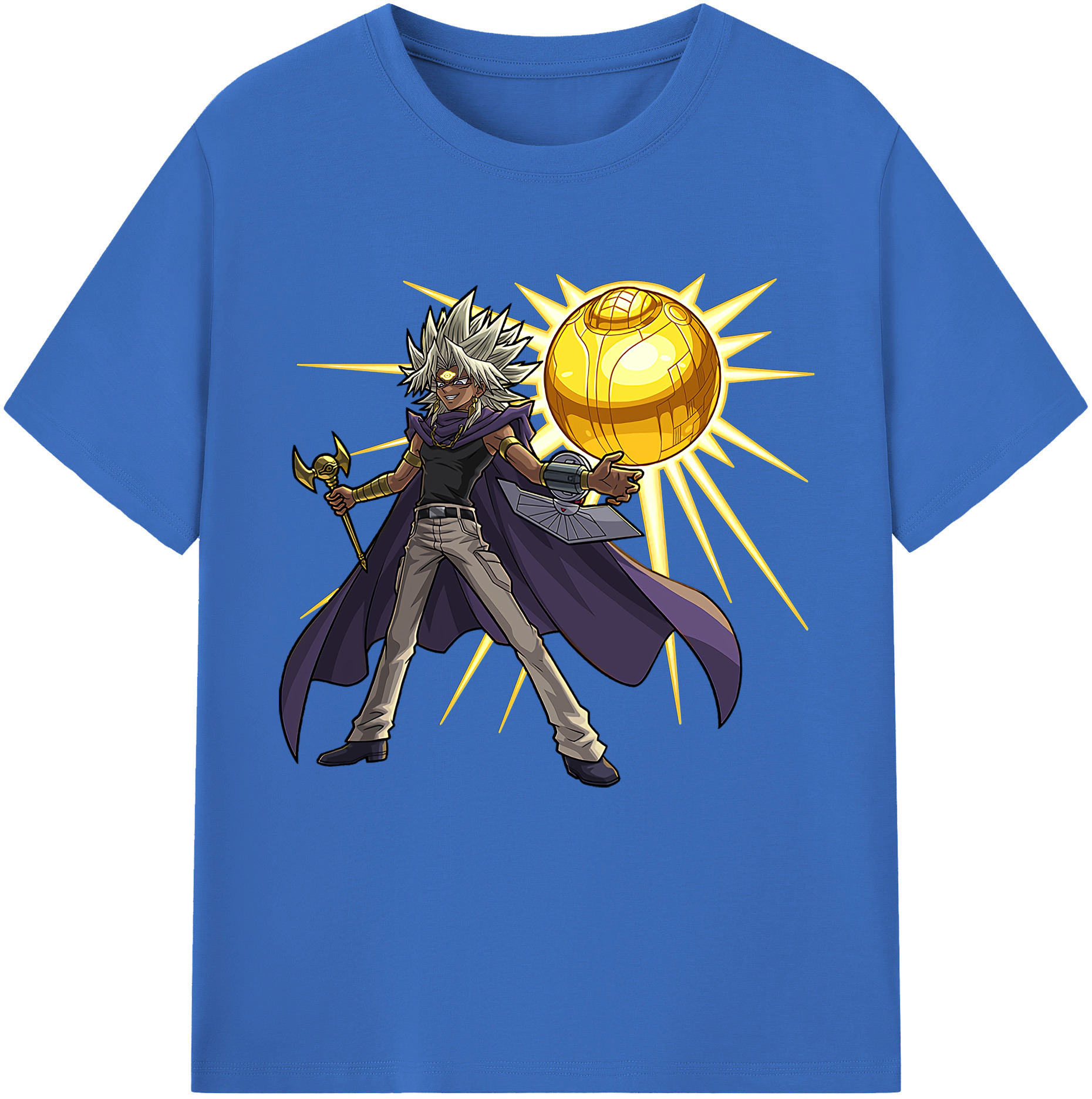 （画像用） 遊☆戯☆王 Yu-Gi-Oh! 綿100％半袖Tシャツ（フロントプリント）