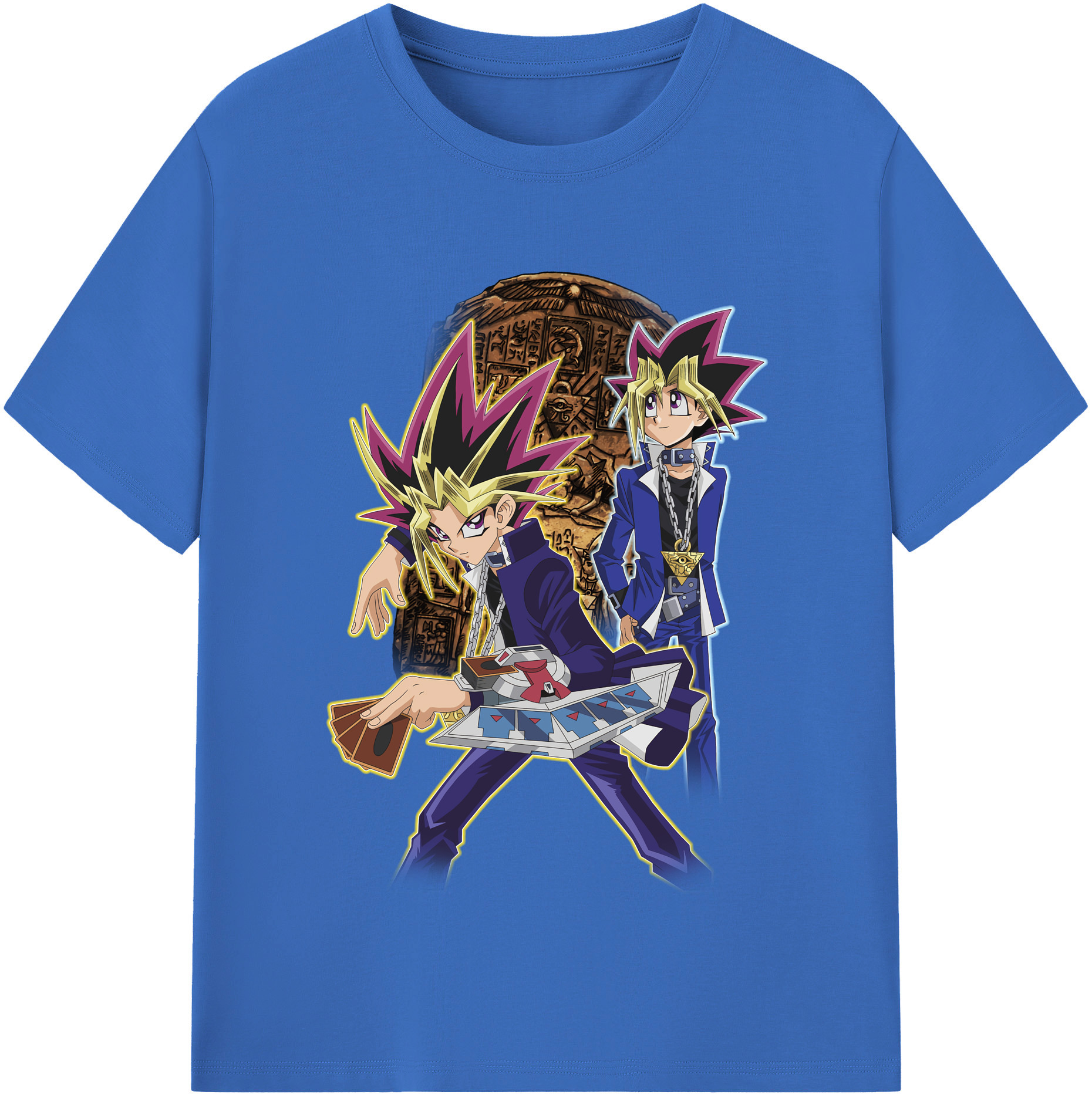 （画像用） 遊☆戯☆王 Yu-Gi-Oh! 綿100％半袖Tシャツ（フロントプリント）