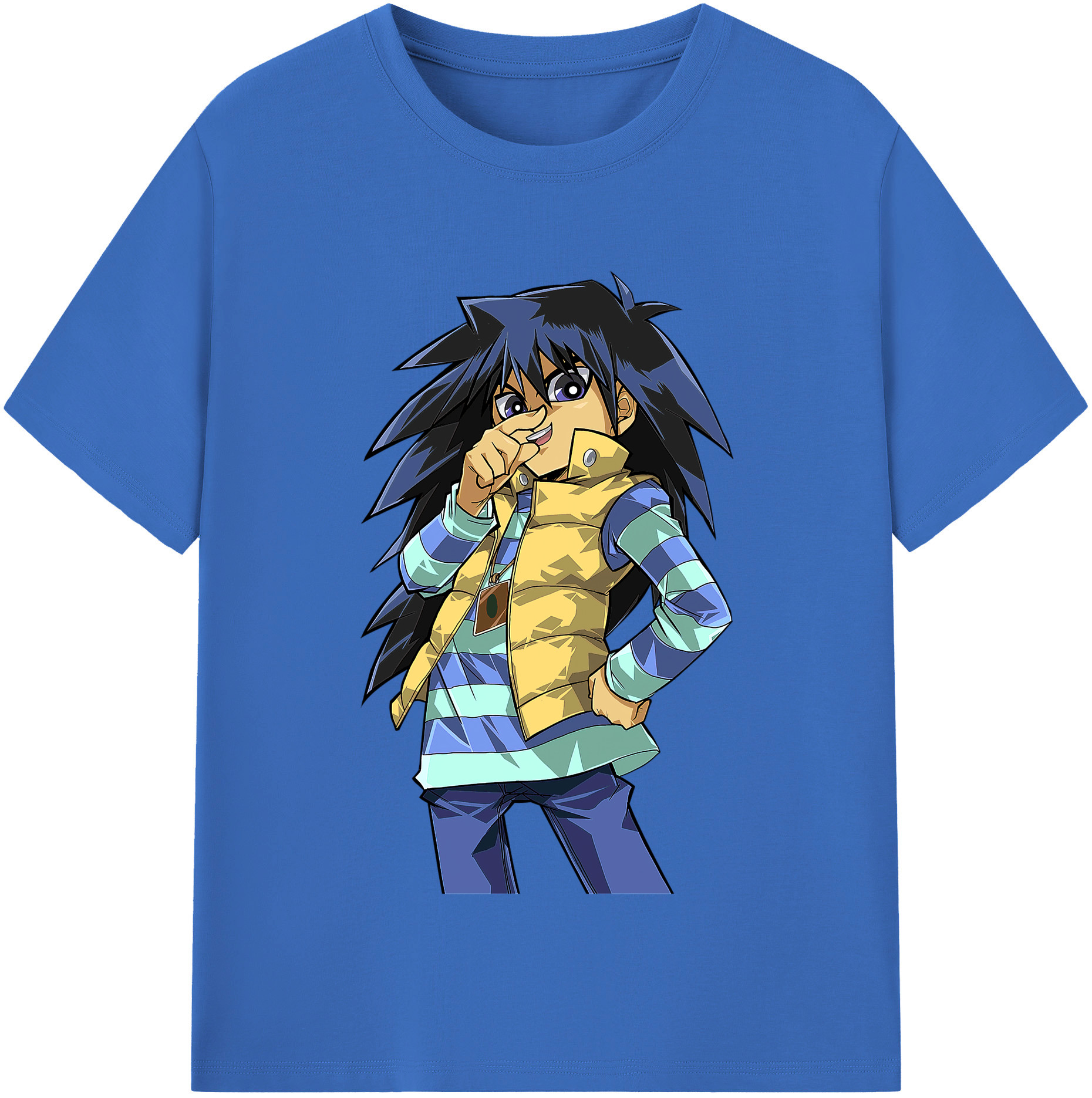 （画像用） 遊☆戯☆王 Yu-Gi-Oh! 綿100％半袖Tシャツ（フロントプリント）