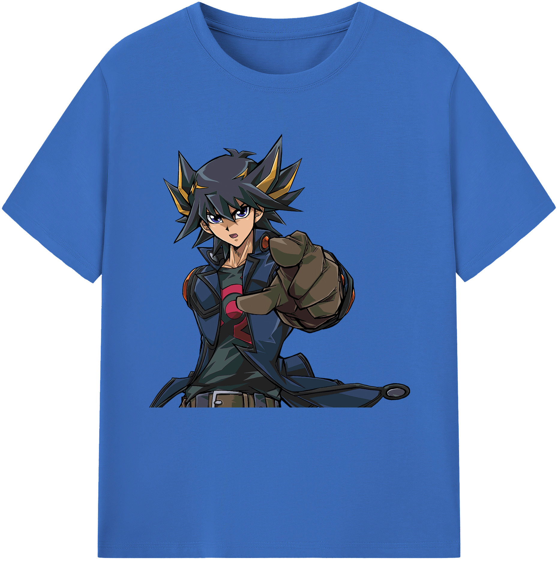（画像用） 遊☆戯☆王 Yu-Gi-Oh! 綿100％半袖Tシャツ（フロントプリント）