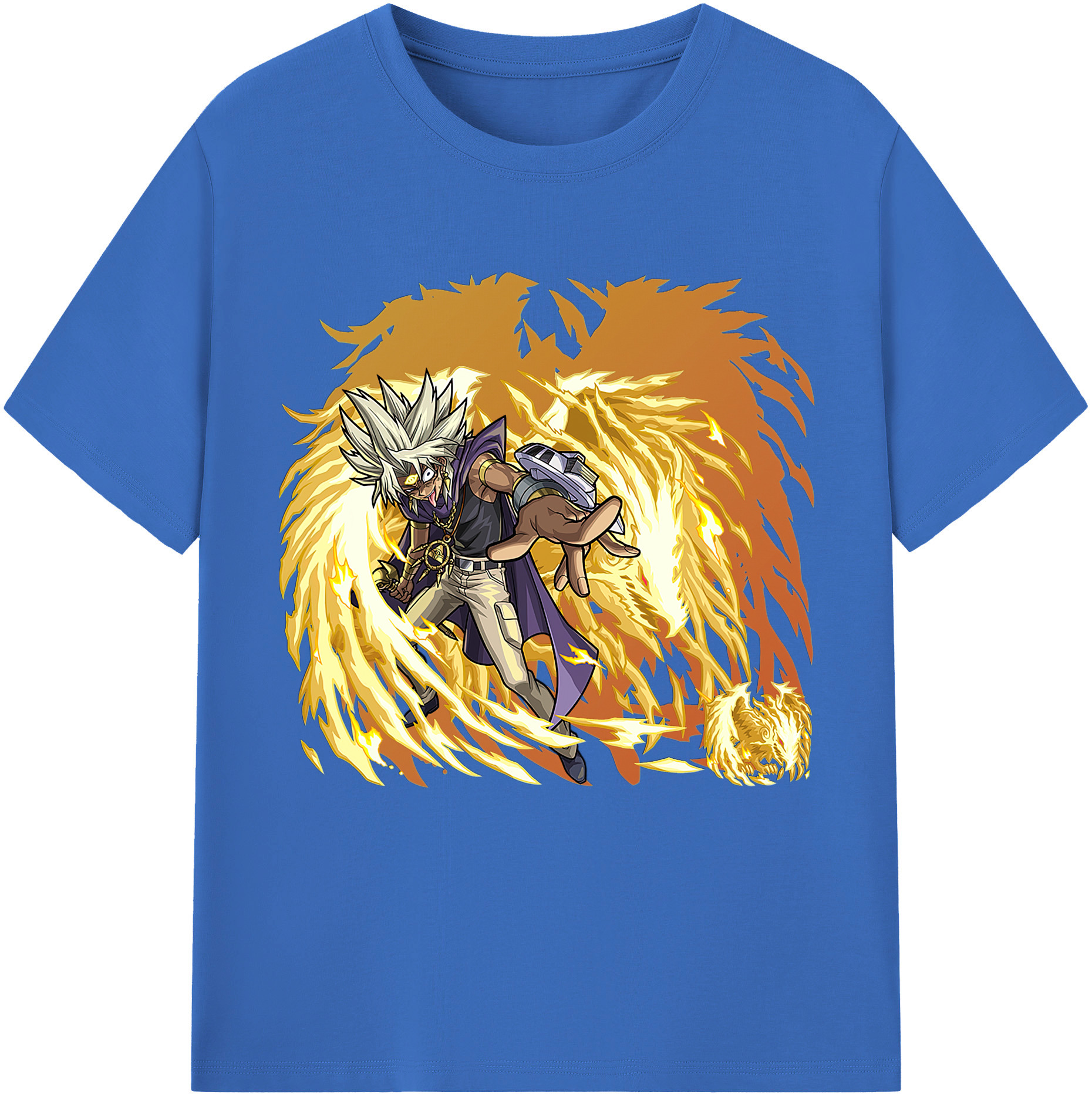 （画像用） 遊☆戯☆王 Yu-Gi-Oh! 綿100％半袖Tシャツ（フロントプリント）