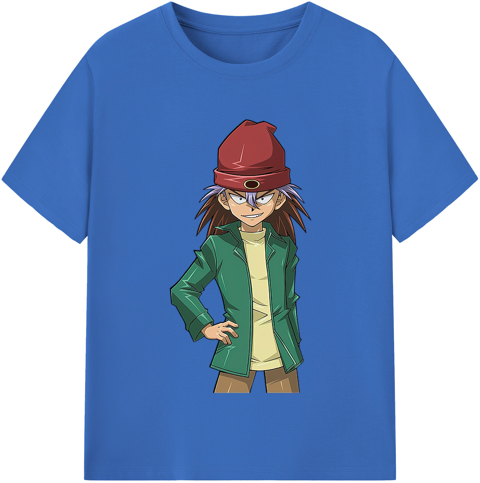 （画像用） 遊☆戯☆王 Yu-Gi-Oh! 綿100％半袖Tシャツ（フロントプリント）