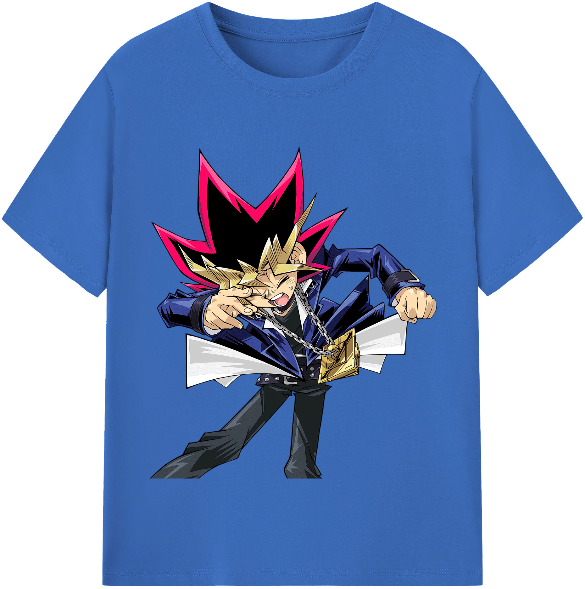 （画像用） 遊☆戯☆王 Yu-Gi-Oh! 綿100％半袖Tシャツ（フロントプリント）