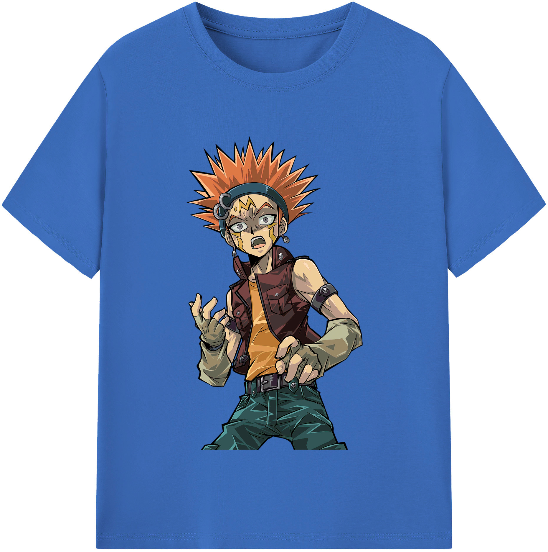 （画像用） 遊☆戯☆王 Yu-Gi-Oh! 綿100％半袖Tシャツ（フロントプリント）
