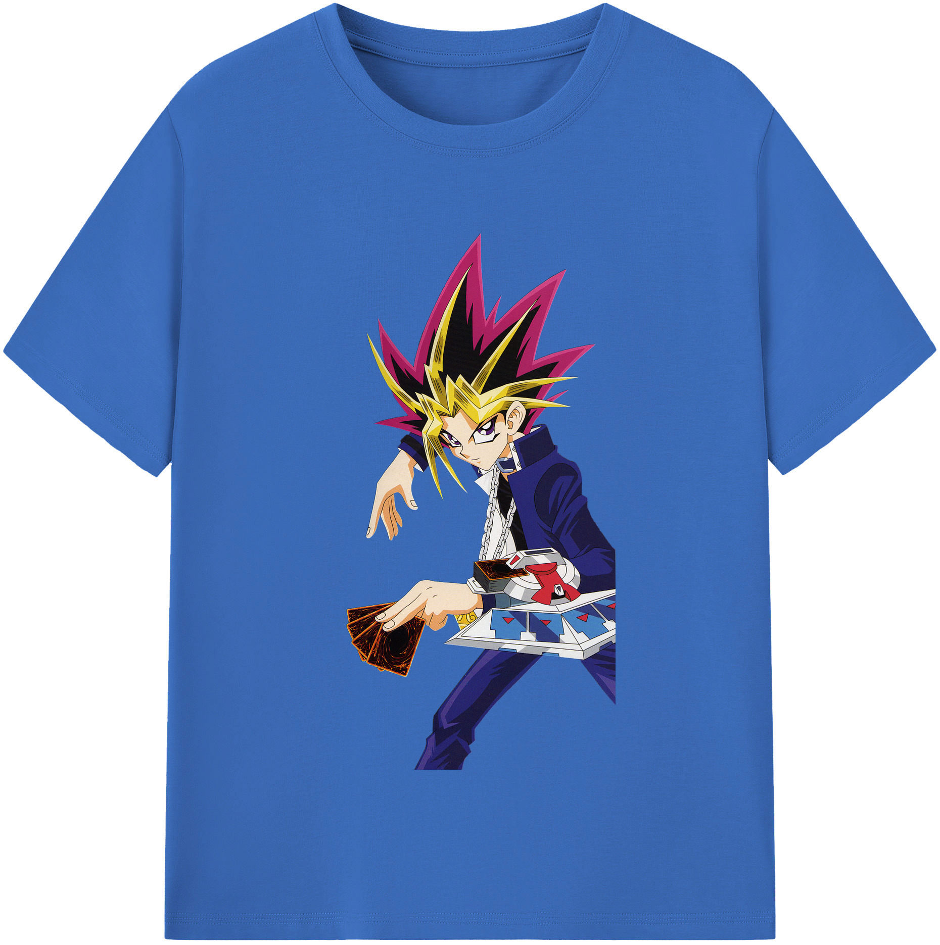 （画像用） 遊☆戯☆王 Yu-Gi-Oh! 綿100％半袖Tシャツ（フロントプリント）