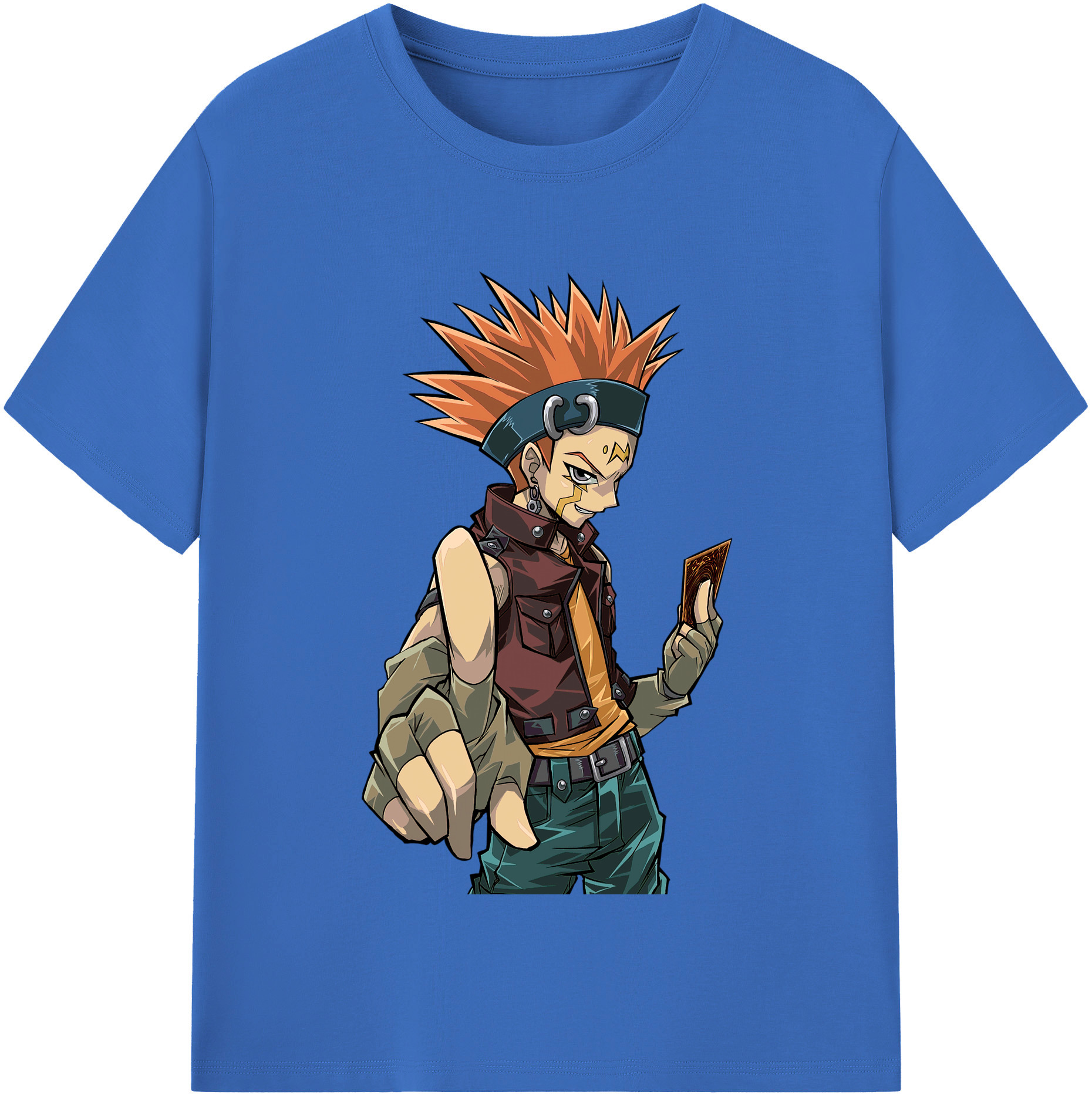 （画像用） 遊☆戯☆王 Yu-Gi-Oh! 綿100％半袖Tシャツ（フロントプリント）