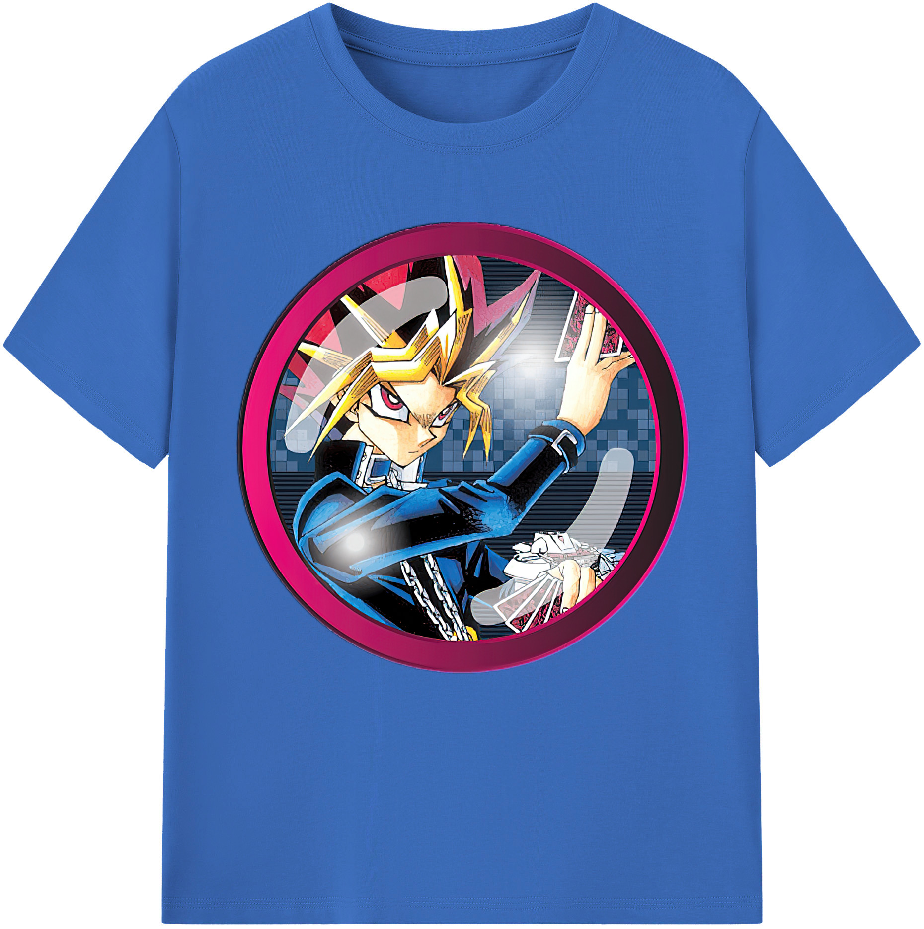 （画像用） 遊☆戯☆王 Yu-Gi-Oh! 綿100％半袖Tシャツ（フロントプリント）