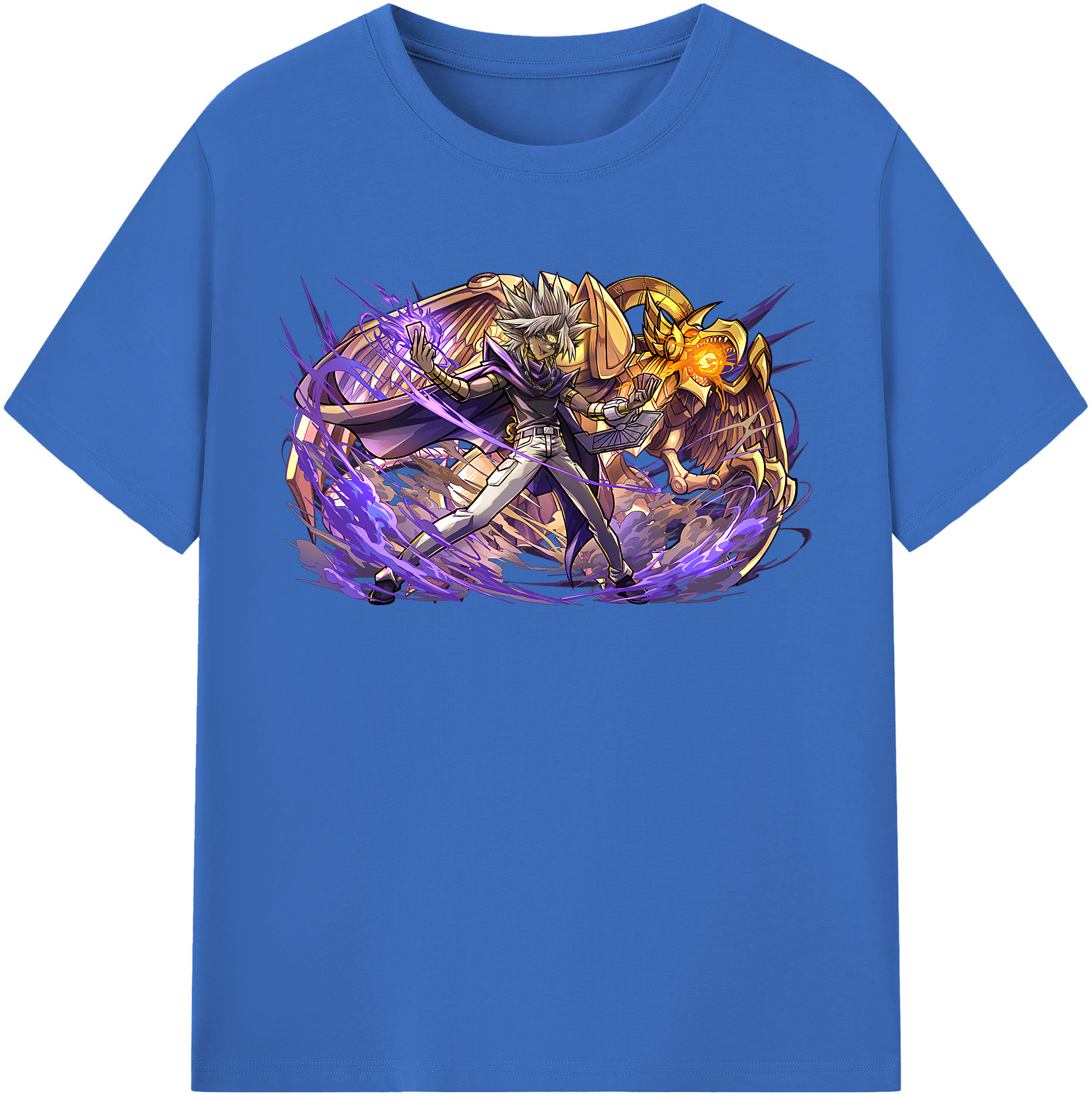 （画像用） 遊☆戯☆王 Yu-Gi-Oh! 綿100％半袖Tシャツ（フロントプリント）