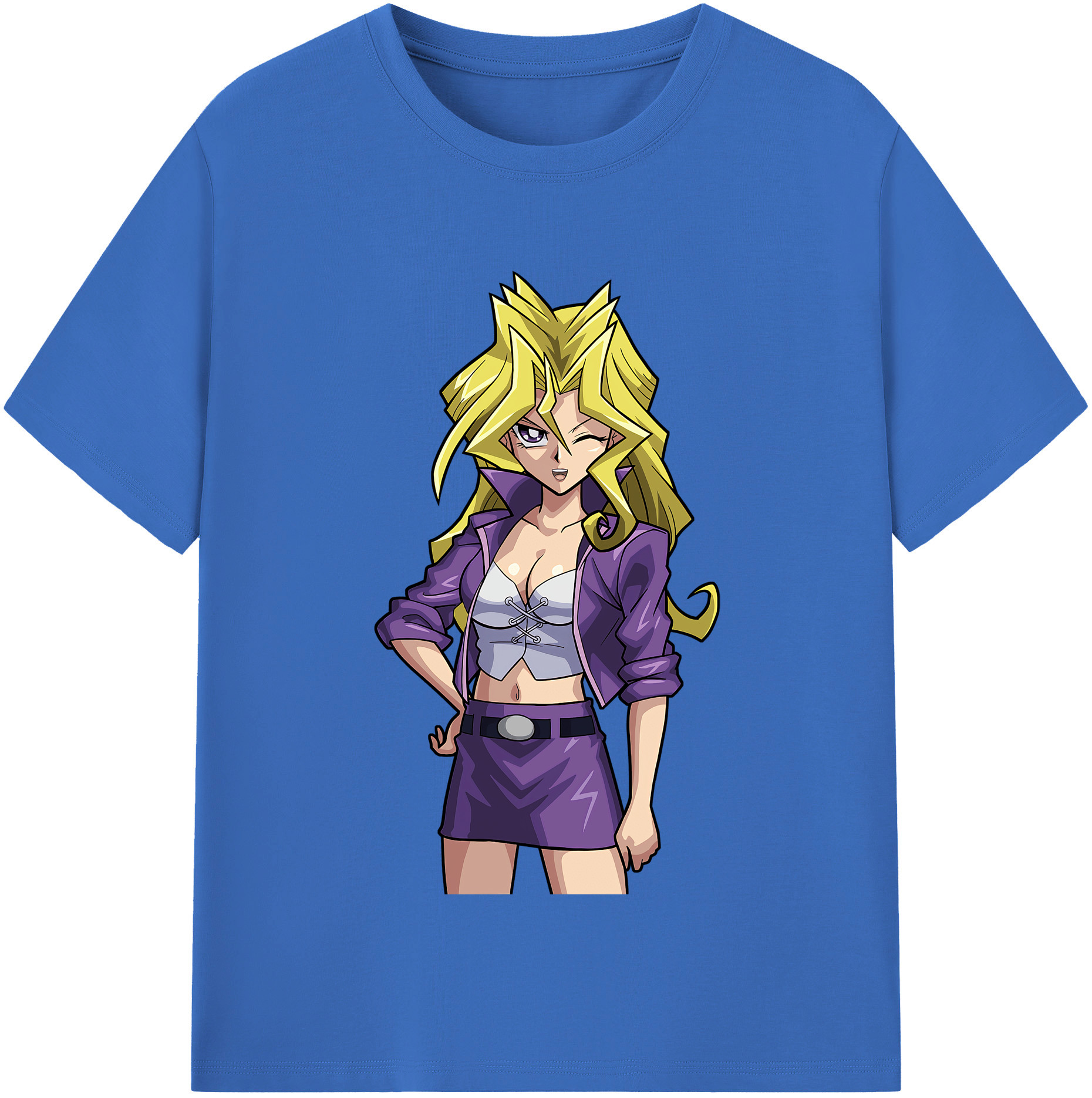 （画像用） 遊☆戯☆王 Yu-Gi-Oh! 綿100％半袖Tシャツ（フロントプリント）