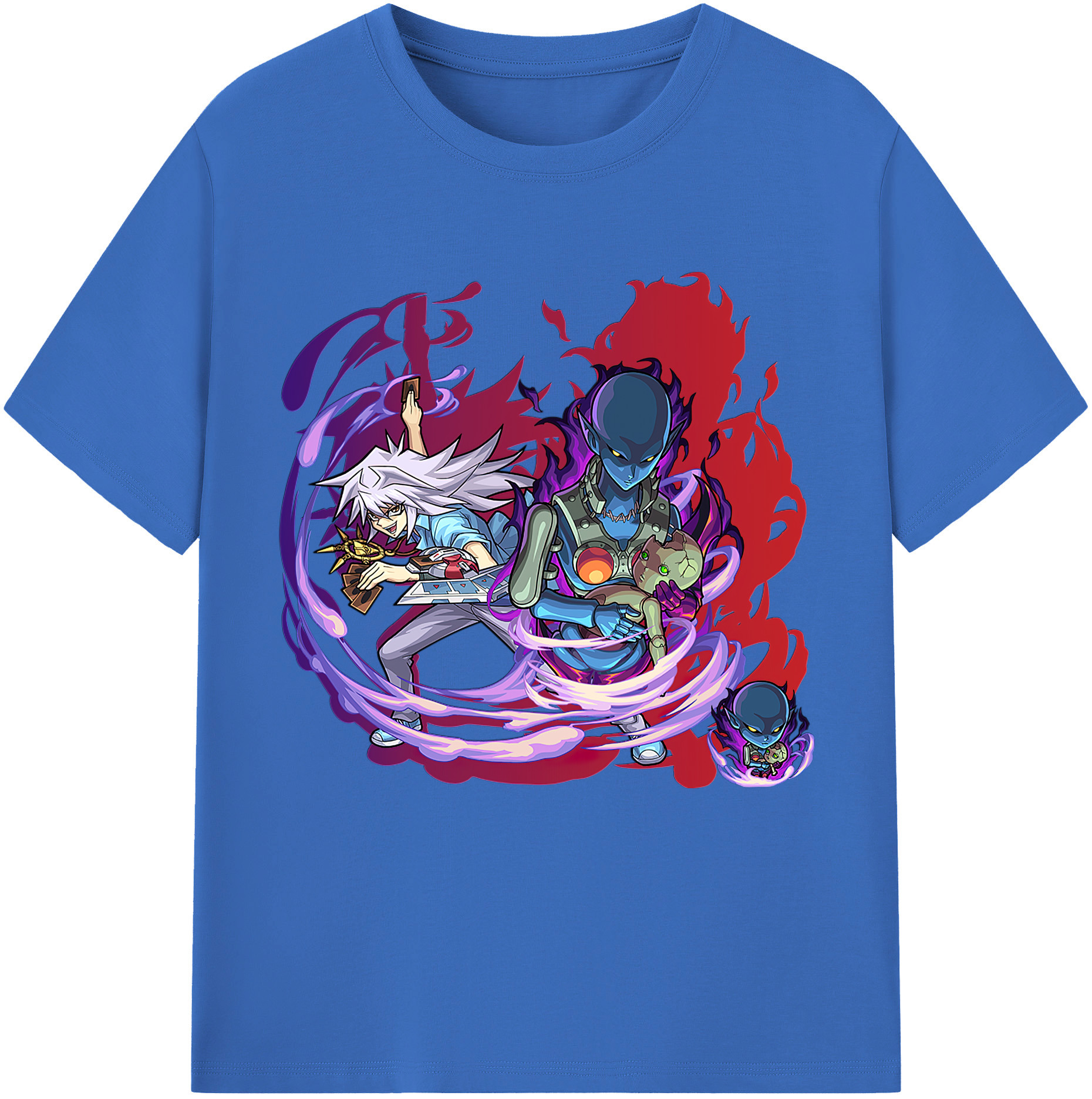 （画像用） 遊☆戯☆王 Yu-Gi-Oh! 綿100％半袖Tシャツ（フロントプリント）