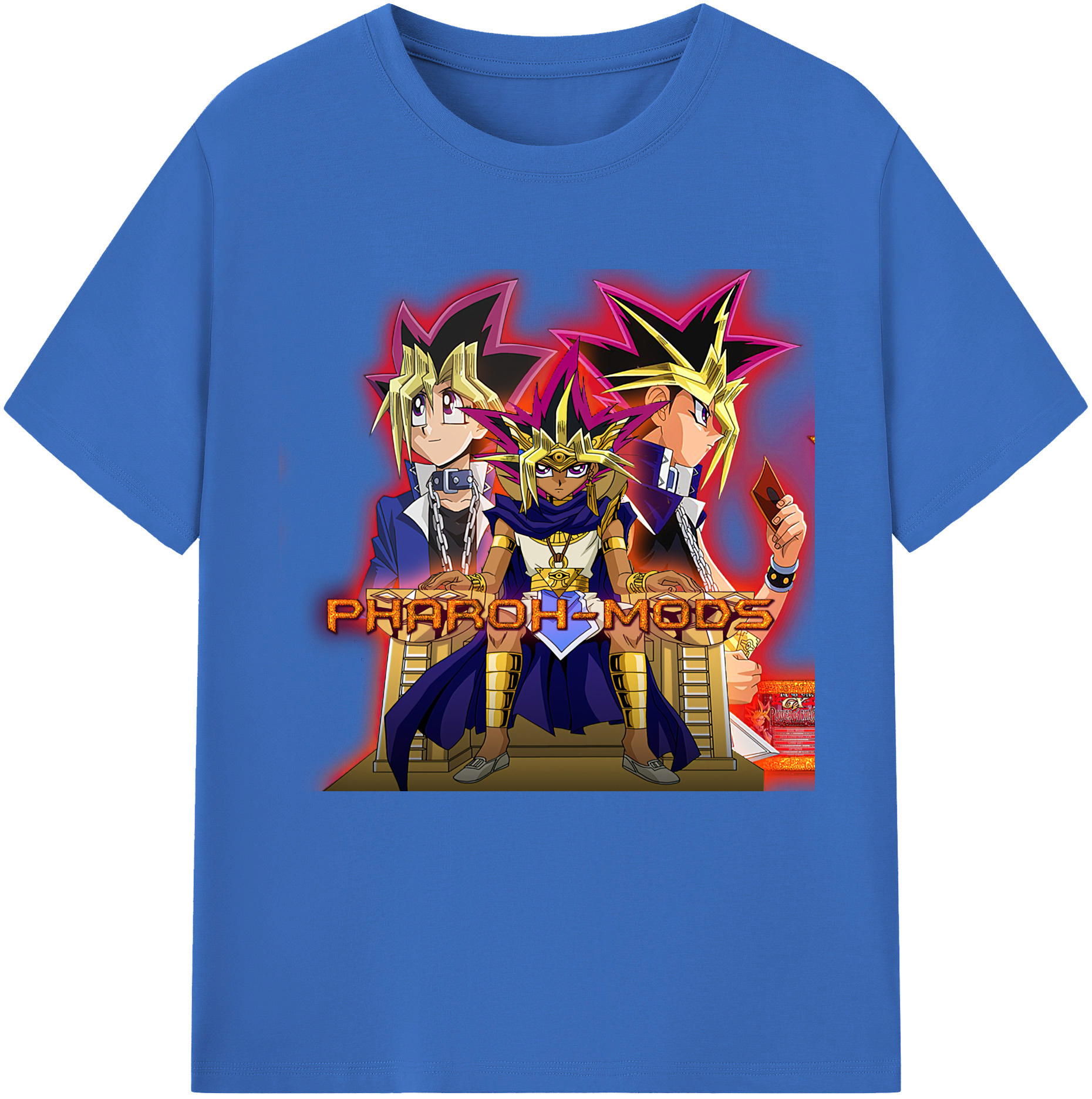 （画像用） 遊☆戯☆王 Yu-Gi-Oh! 綿100％半袖Tシャツ（フロントプリント）