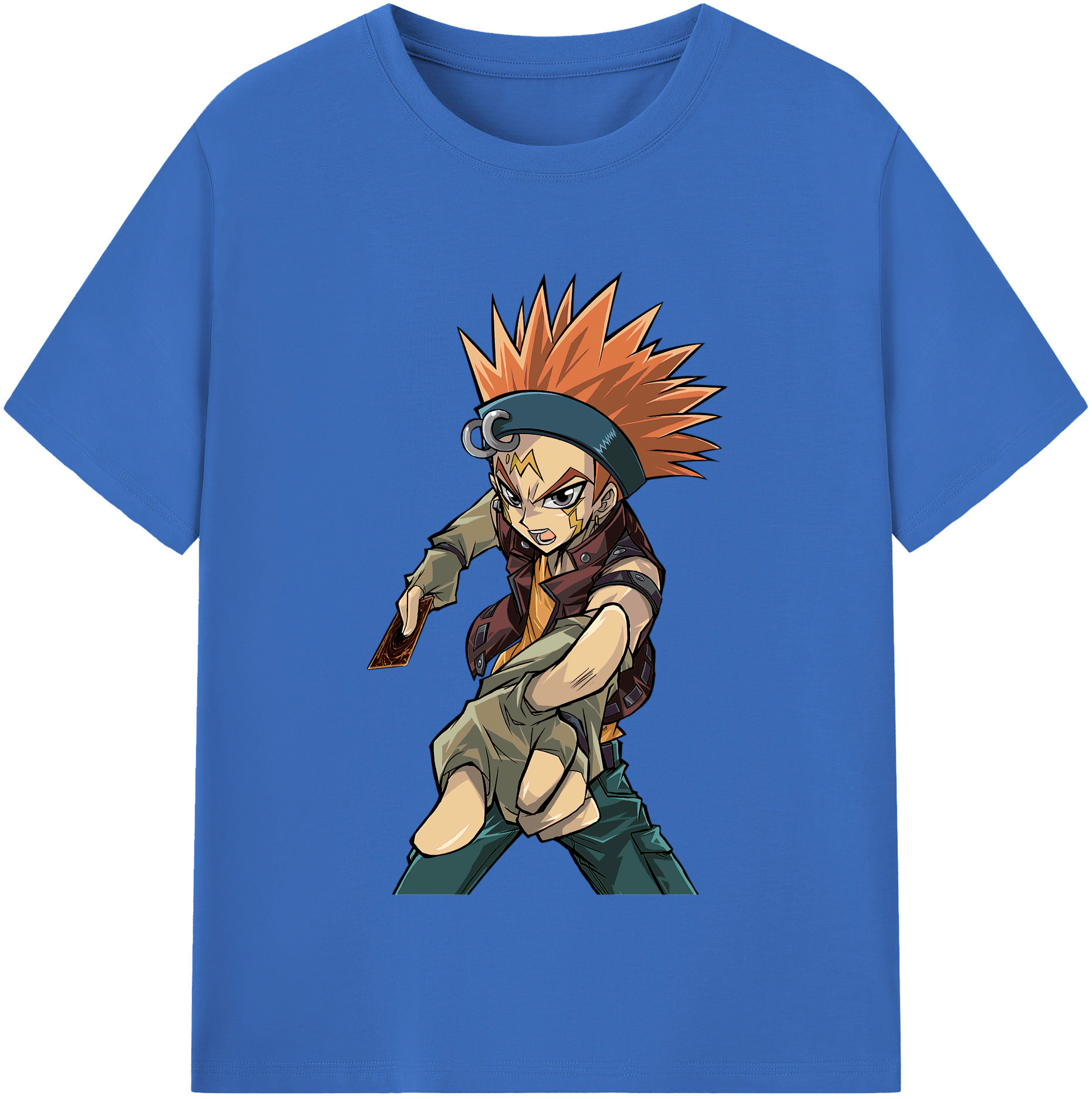 （画像用） 遊☆戯☆王 Yu-Gi-Oh! 綿100％半袖Tシャツ（フロントプリント）