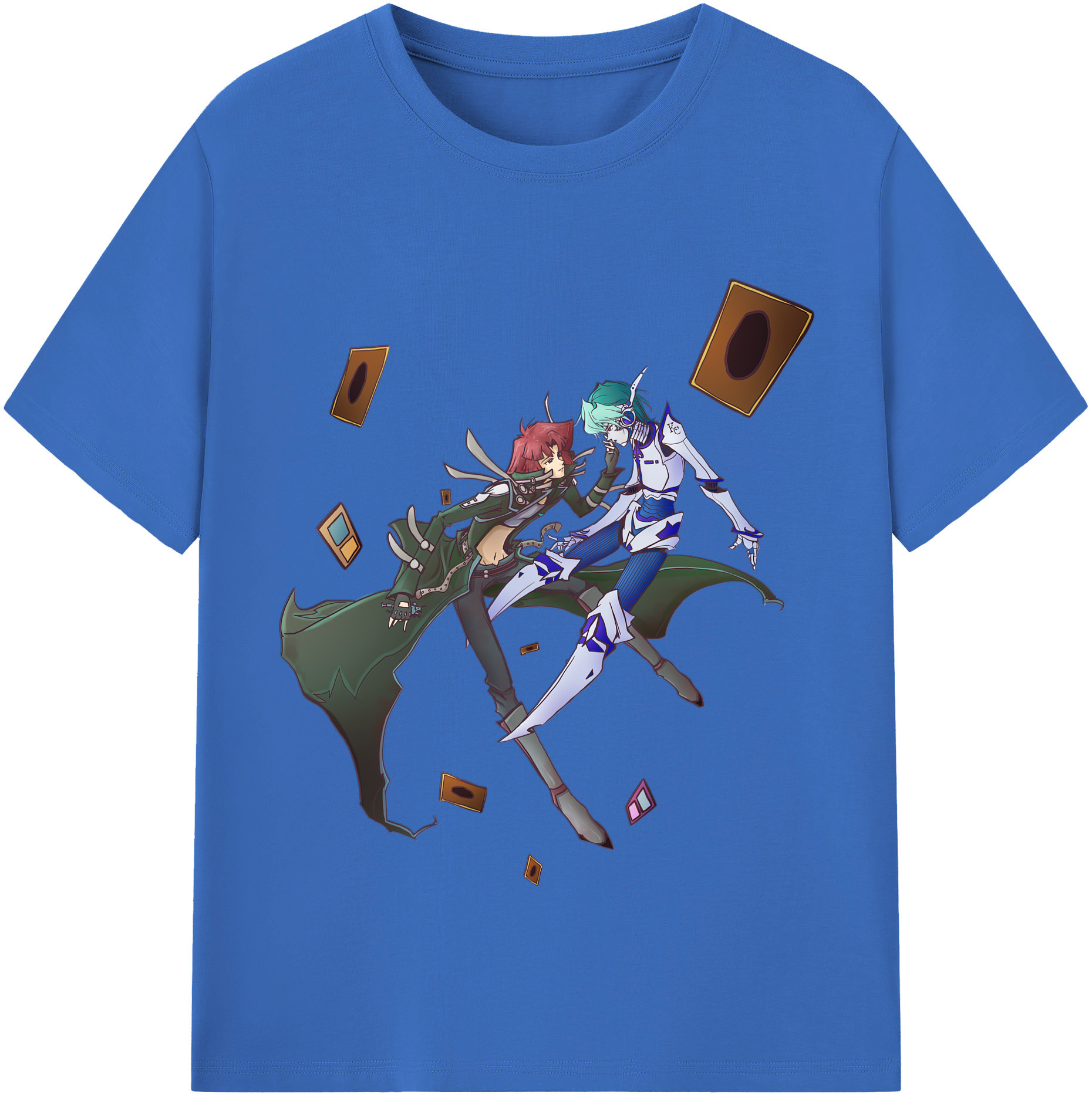 （画像用） 遊☆戯☆王 Yu-Gi-Oh! 綿100％半袖Tシャツ（フロントプリント）