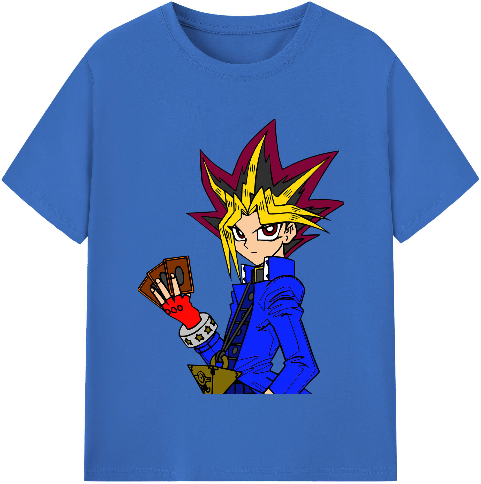 （画像用） 遊☆戯☆王 Yu-Gi-Oh! 綿100％半袖Tシャツ（フロントプリント）