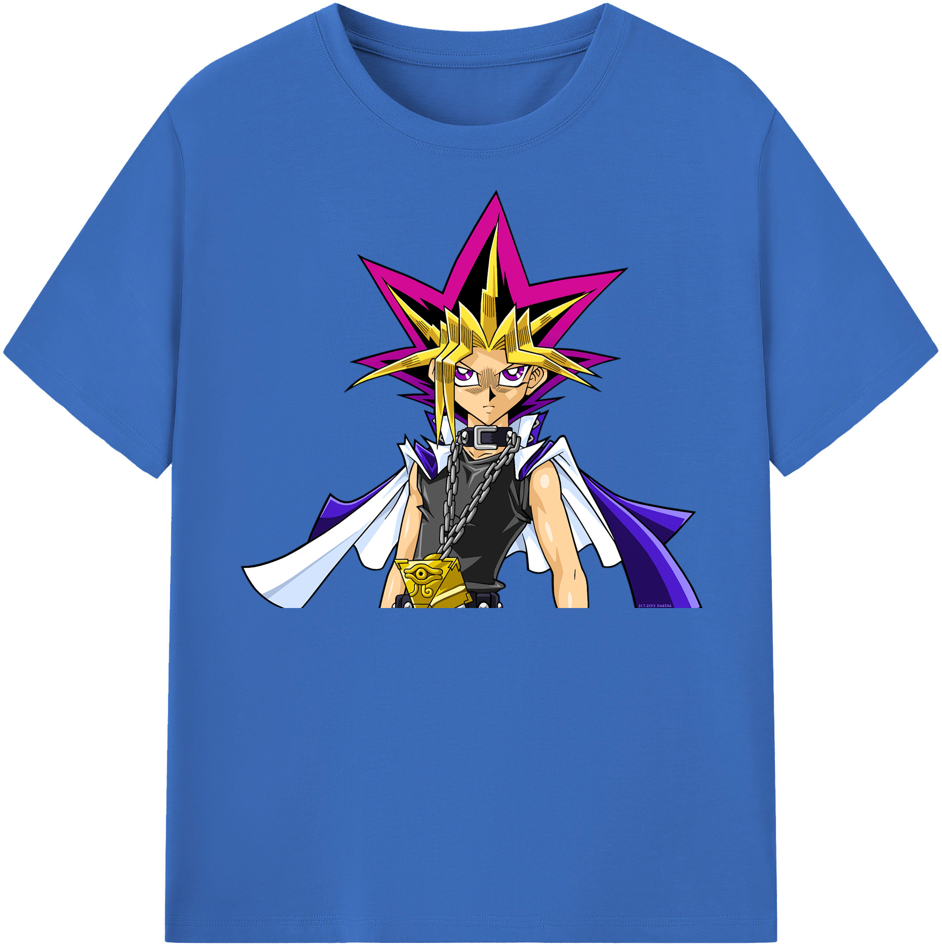 （画像用） 遊☆戯☆王 Yu-Gi-Oh! 綿100％半袖Tシャツ（フロントプリント）