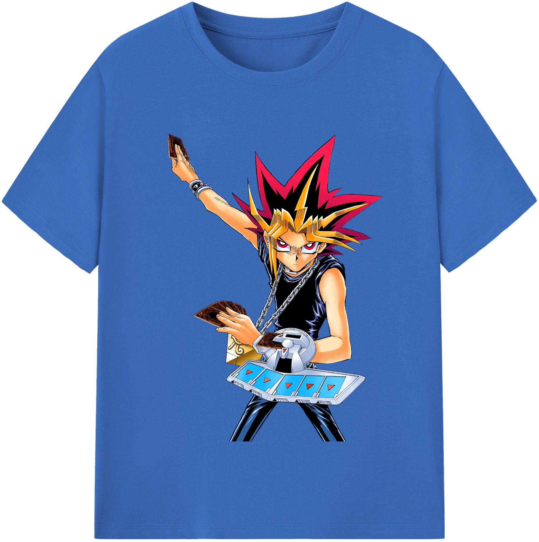（画像用） 遊☆戯☆王 Yu-Gi-Oh! 綿100％半袖Tシャツ（フロントプリント）