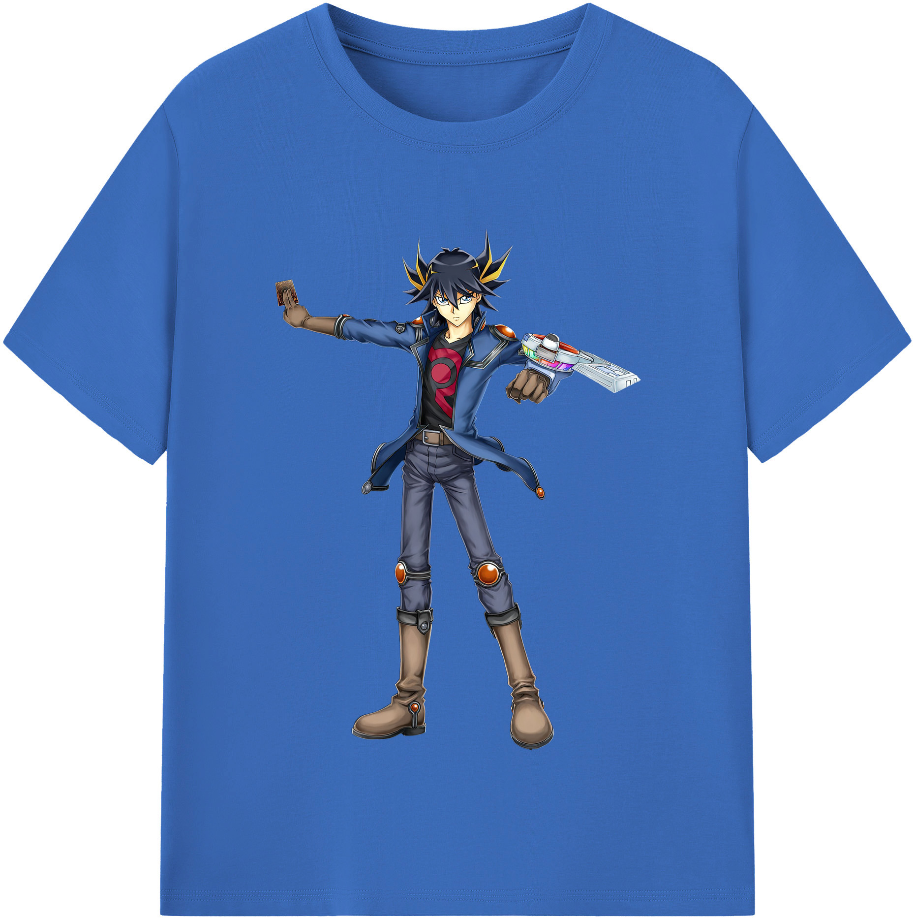 （画像用） 遊☆戯☆王 Yu-Gi-Oh! 綿100％半袖Tシャツ（フロントプリント）