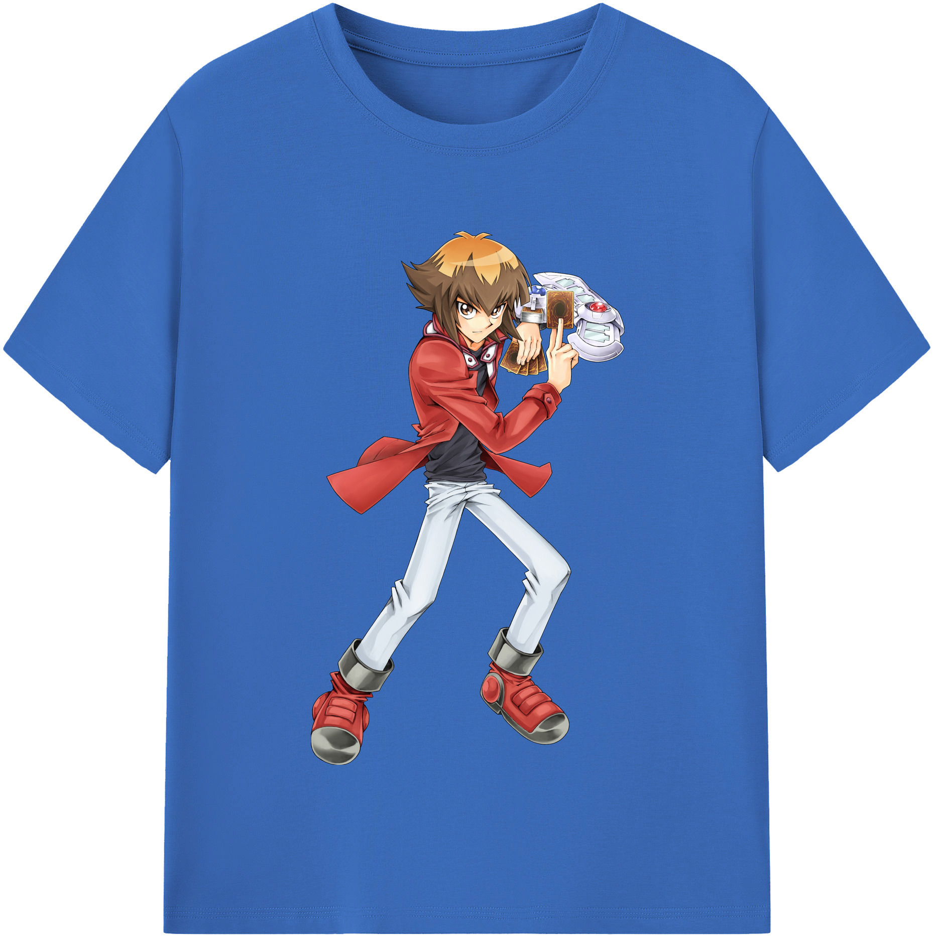 （画像用） 遊☆戯☆王 Yu-Gi-Oh! 綿100％半袖Tシャツ（フロントプリント）