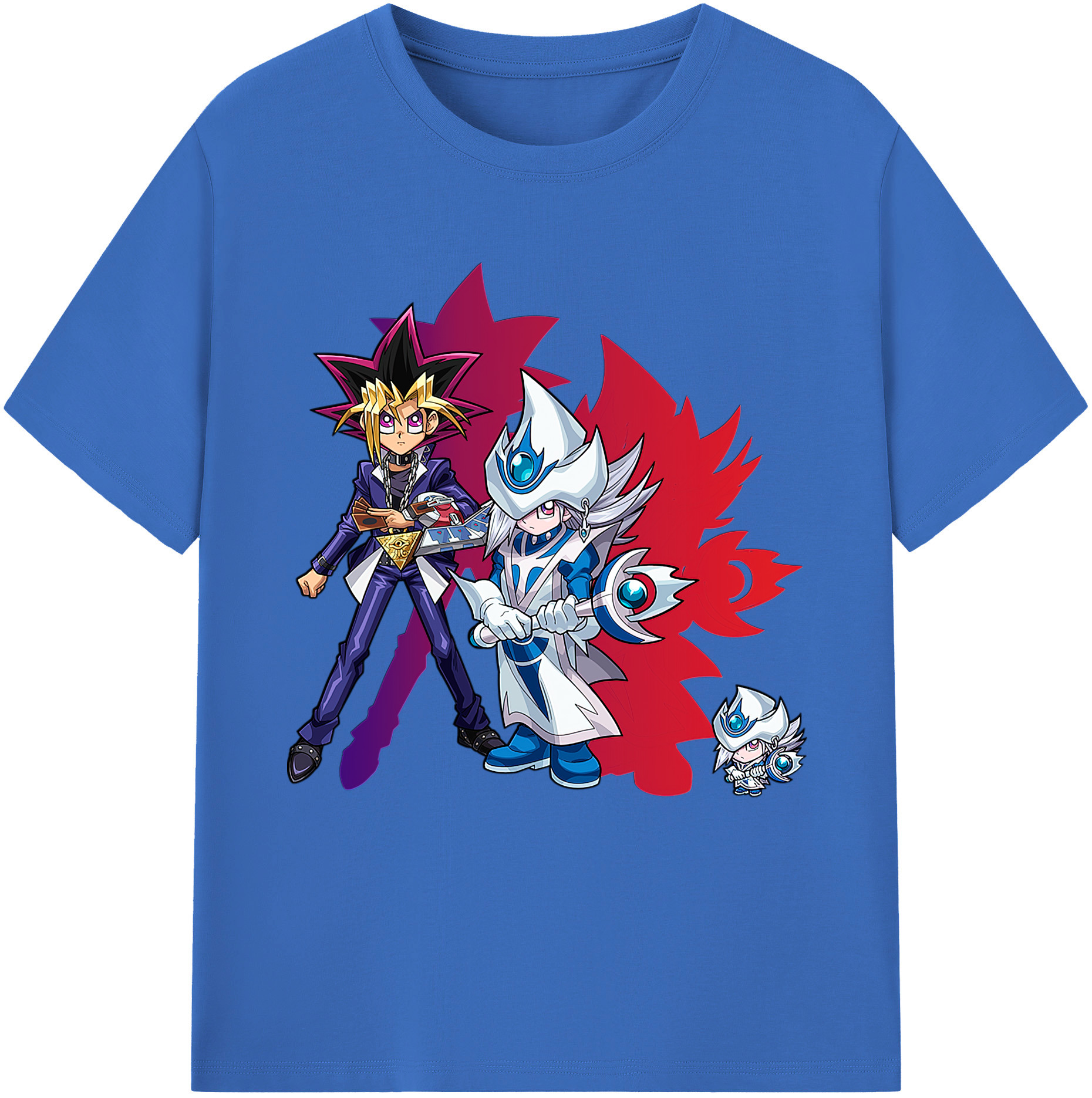 （画像用） 遊☆戯☆王 Yu-Gi-Oh! 綿100％半袖Tシャツ（フロントプリント）