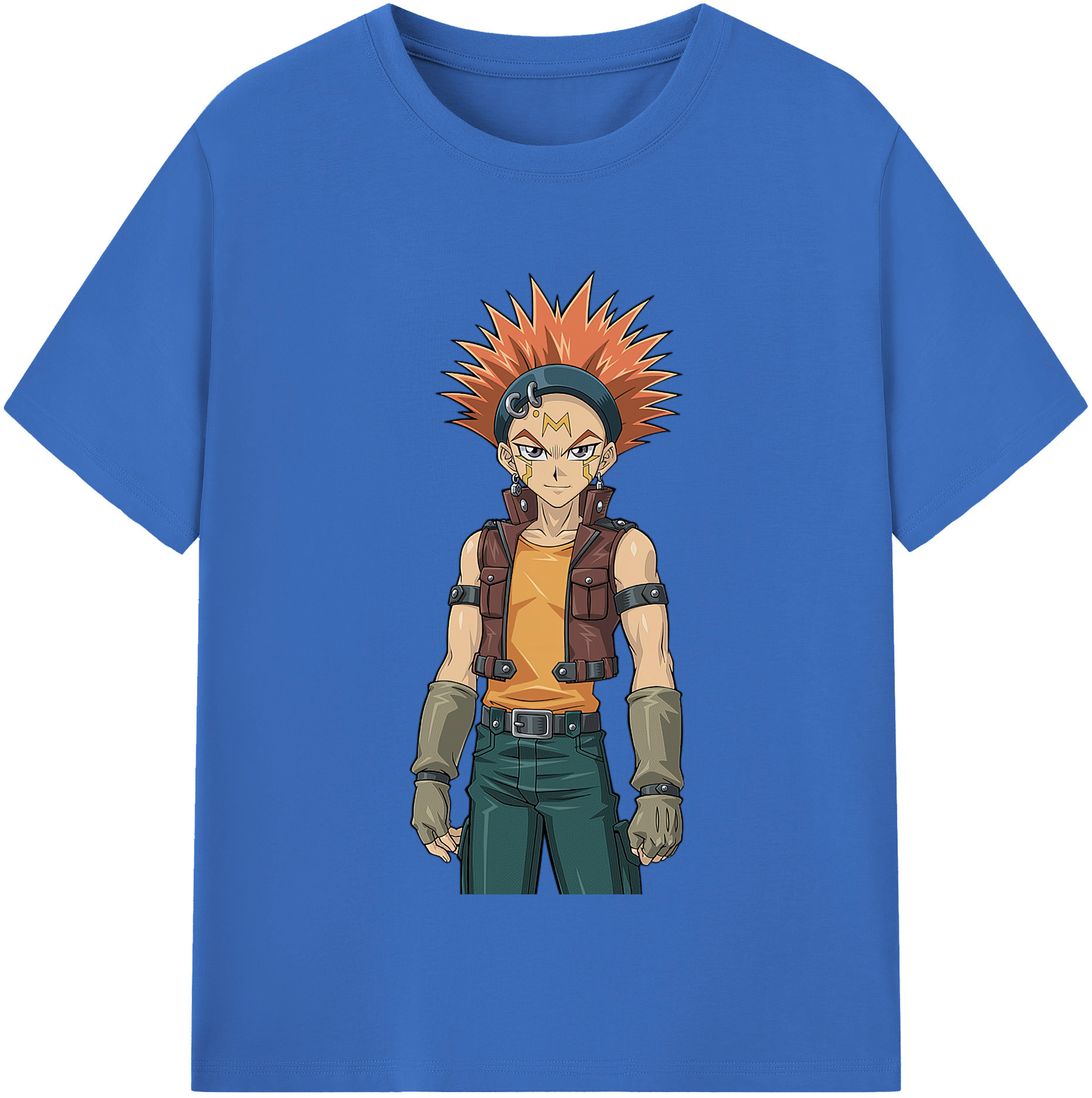 （画像用） 遊☆戯☆王 Yu-Gi-Oh! 綿100％半袖Tシャツ（フロントプリント）