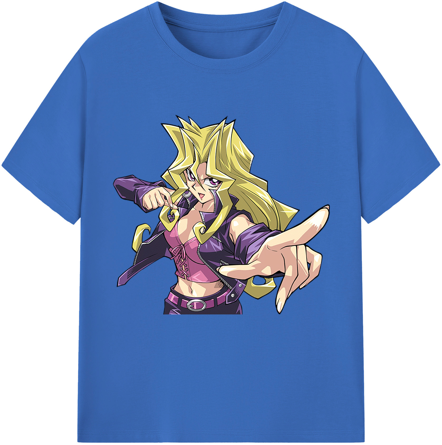 （画像用） 遊☆戯☆王 Yu-Gi-Oh! 綿100％半袖Tシャツ（フロントプリント）