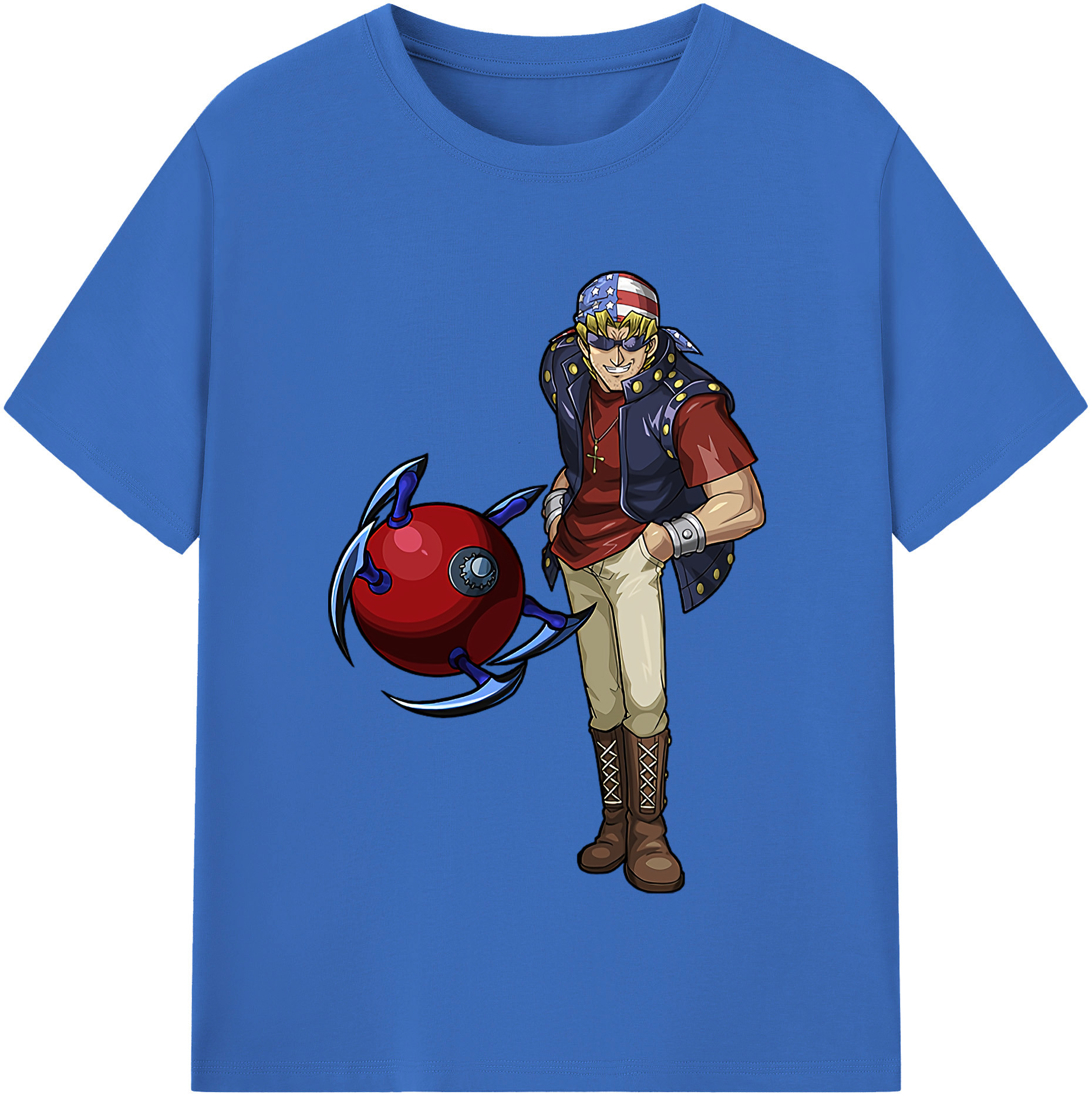 （画像用） 遊☆戯☆王 Yu-Gi-Oh! 綿100％半袖Tシャツ（フロントプリント）
