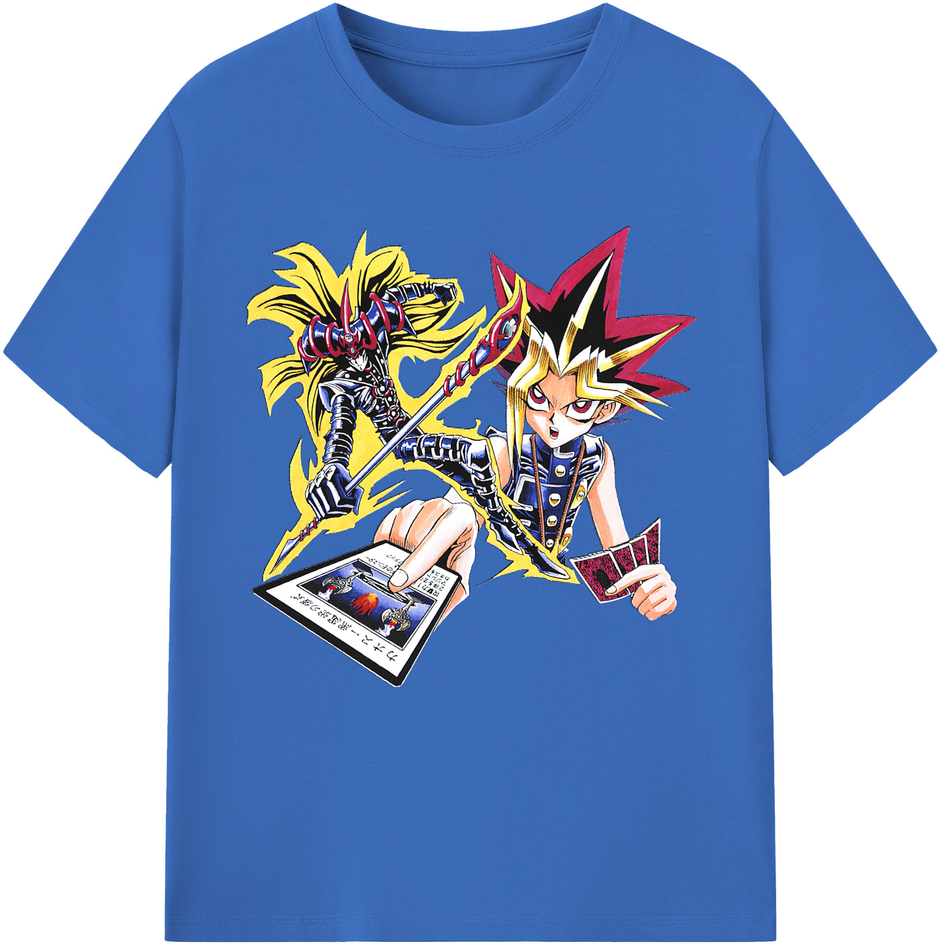 （画像用） 遊☆戯☆王 Yu-Gi-Oh! 綿100％半袖Tシャツ（フロントプリント）