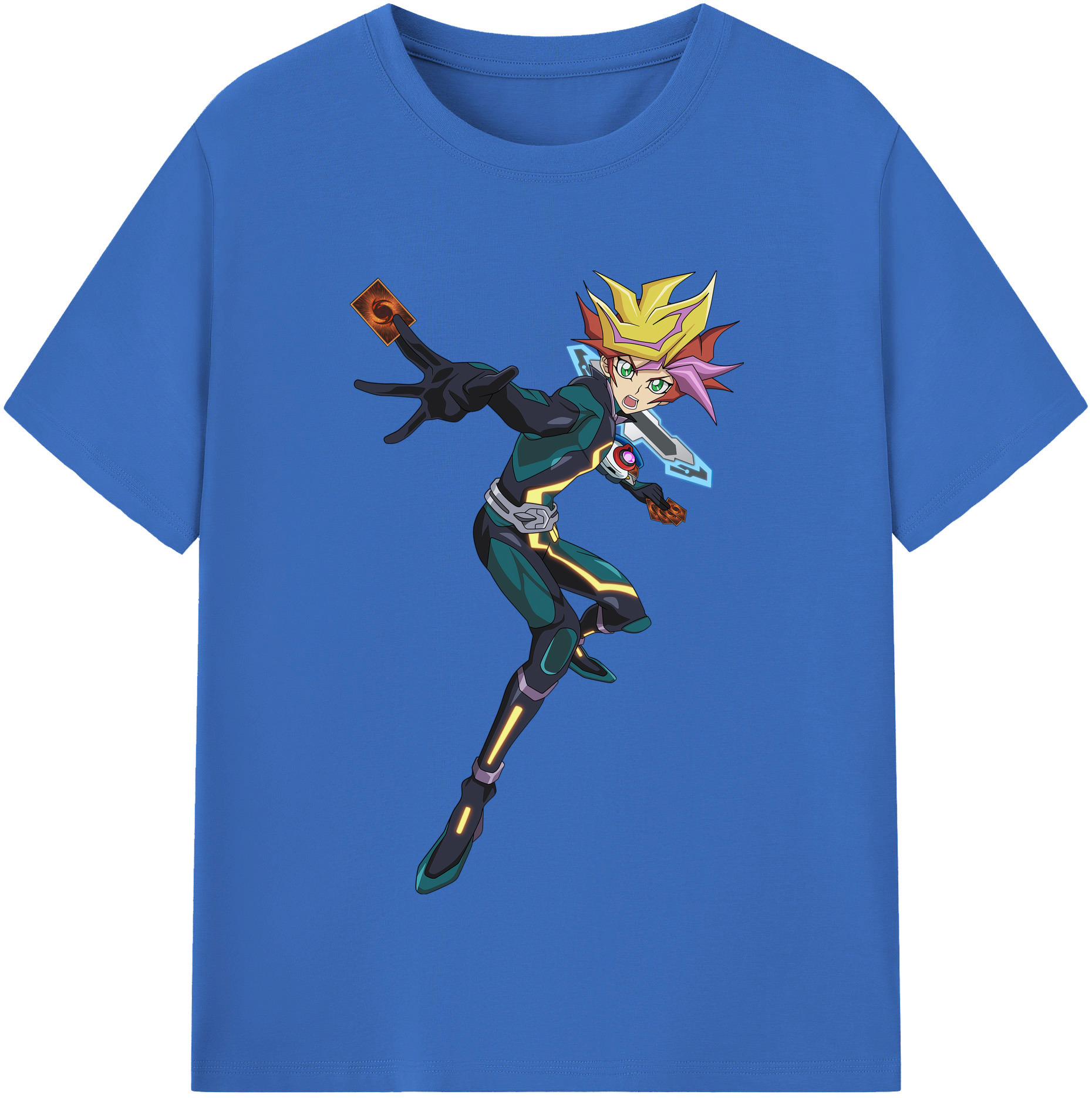 （画像用） 遊☆戯☆王 Yu-Gi-Oh! 綿100％半袖Tシャツ（フロントプリント）