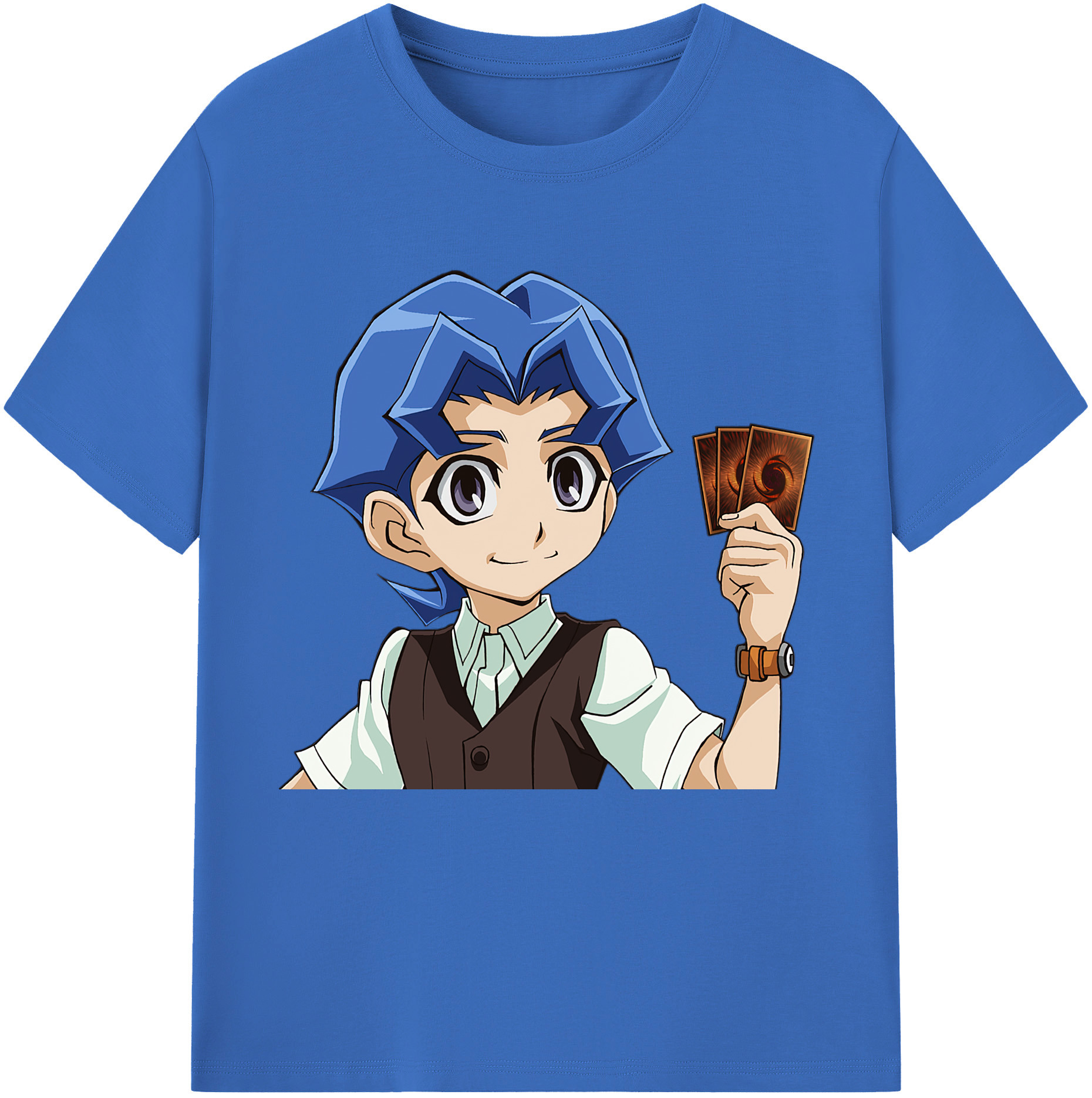 （画像用） 遊☆戯☆王 Yu-Gi-Oh! 綿100％半袖Tシャツ（フロントプリント）