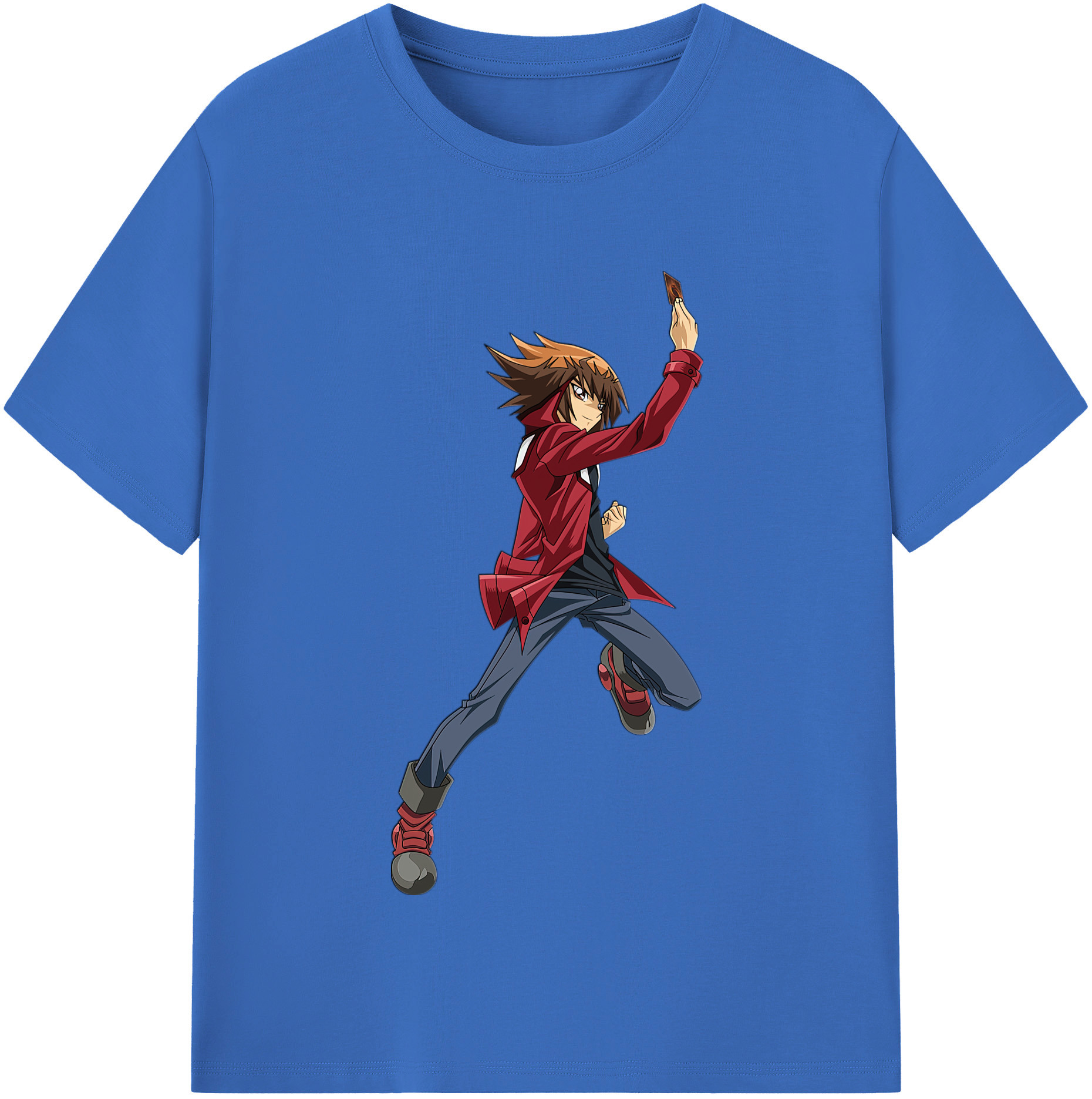 （画像用） 遊☆戯☆王 Yu-Gi-Oh! 綿100％半袖Tシャツ（フロントプリント）