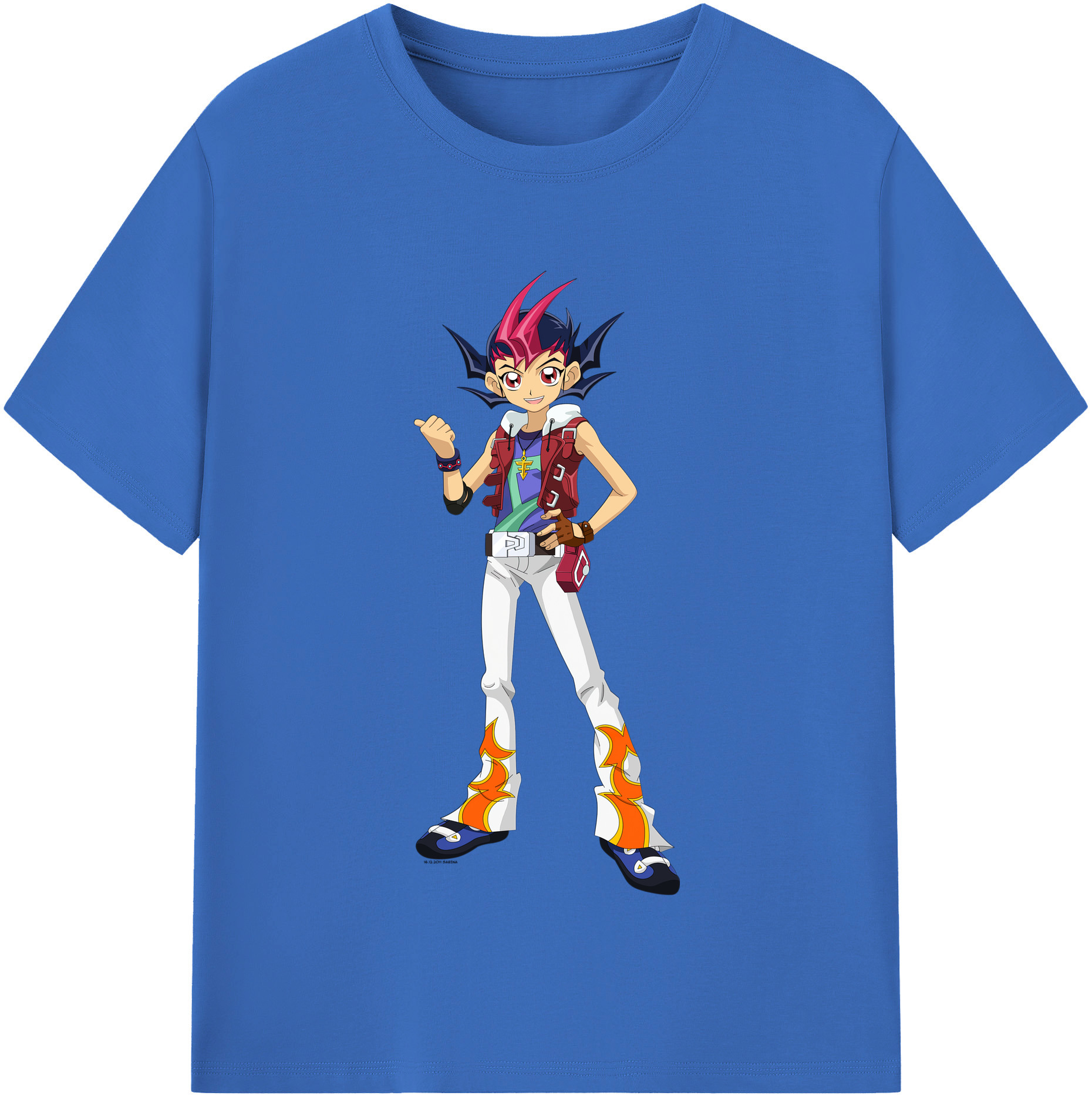 （画像用） 遊☆戯☆王 Yu-Gi-Oh! 綿100％半袖Tシャツ（フロントプリント）
