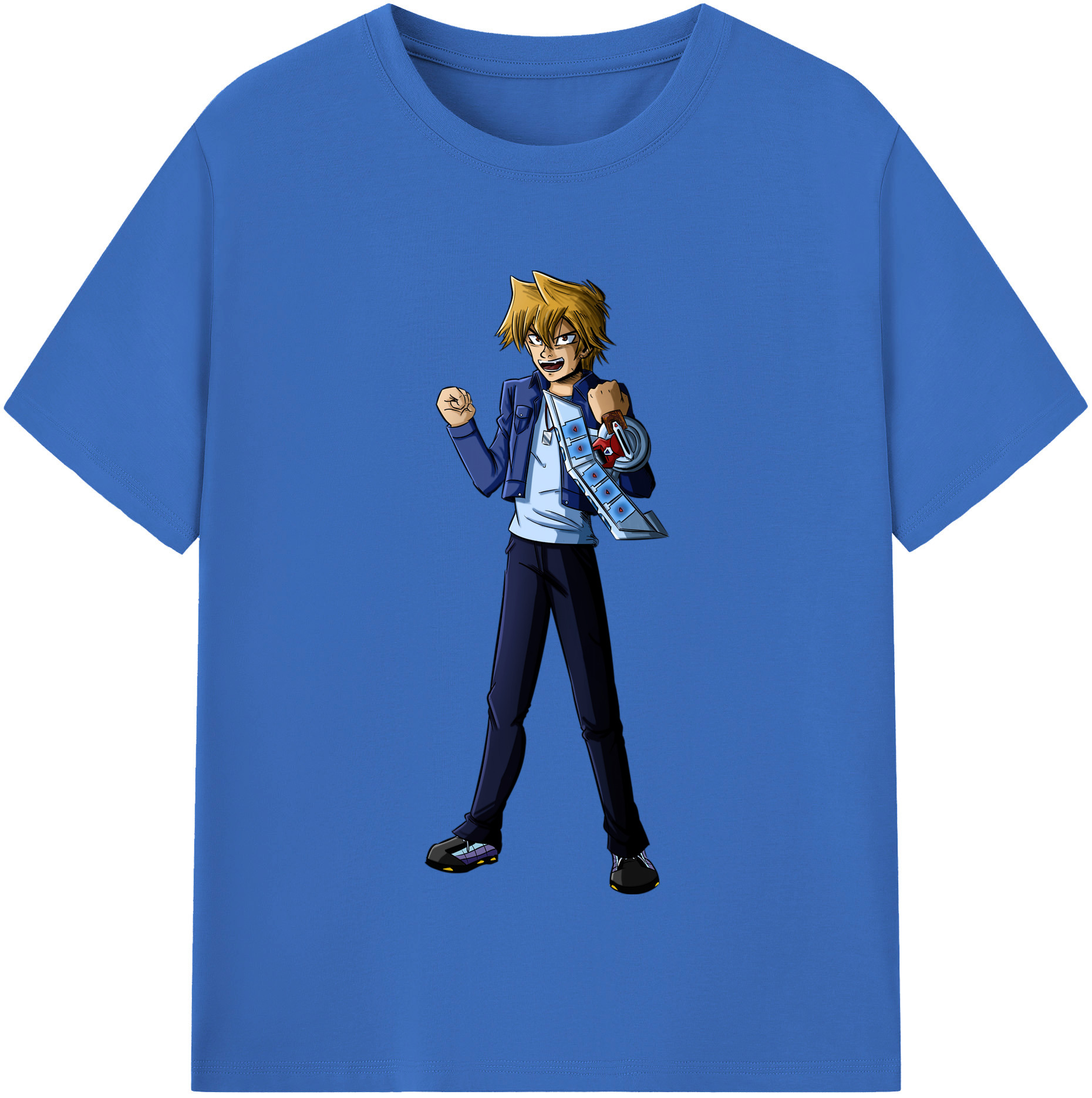 （画像用） 遊☆戯☆王 Yu-Gi-Oh! 綿100％半袖Tシャツ（フロントプリント）