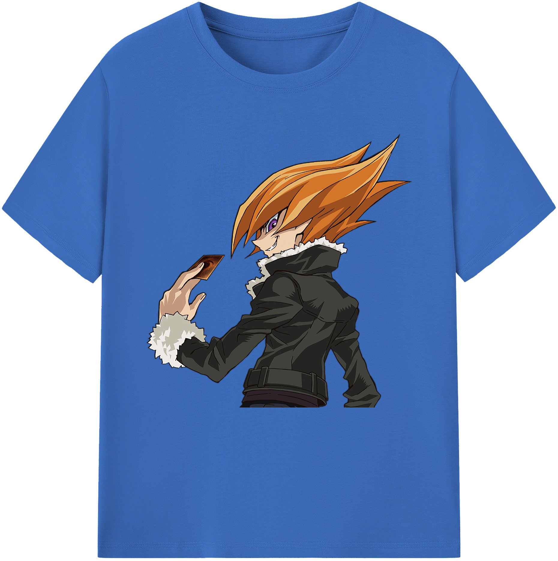 （画像用） 遊☆戯☆王 Yu-Gi-Oh! 綿100％半袖Tシャツ（フロントプリント）