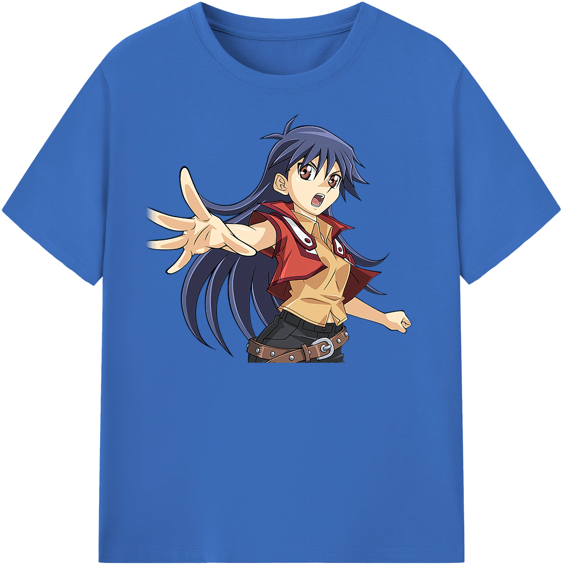 （画像用） 遊☆戯☆王 Yu-Gi-Oh! 綿100％半袖Tシャツ（フロントプリント）