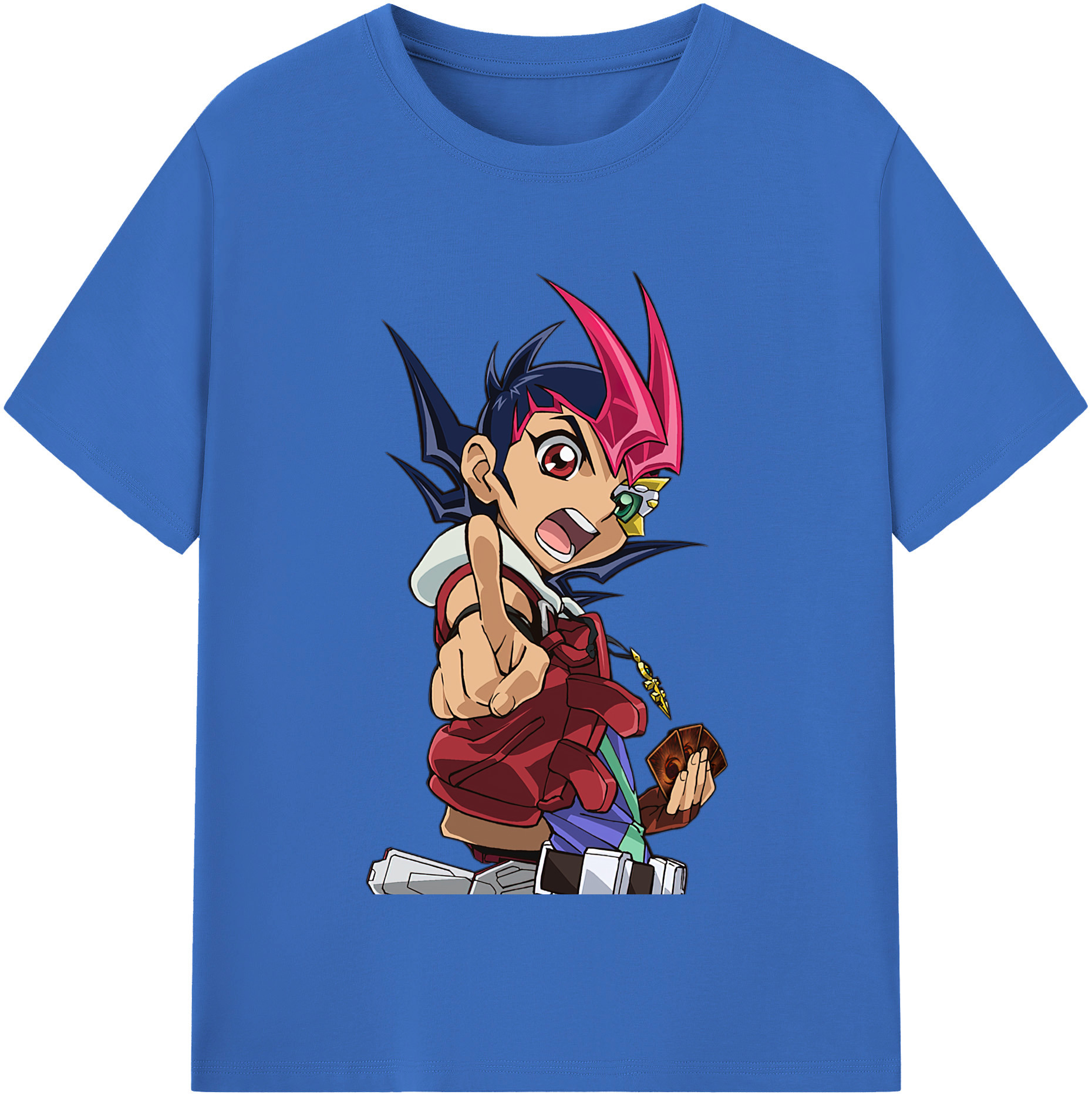 （画像用） 遊☆戯☆王 Yu-Gi-Oh! 綿100％半袖Tシャツ（フロントプリント）
