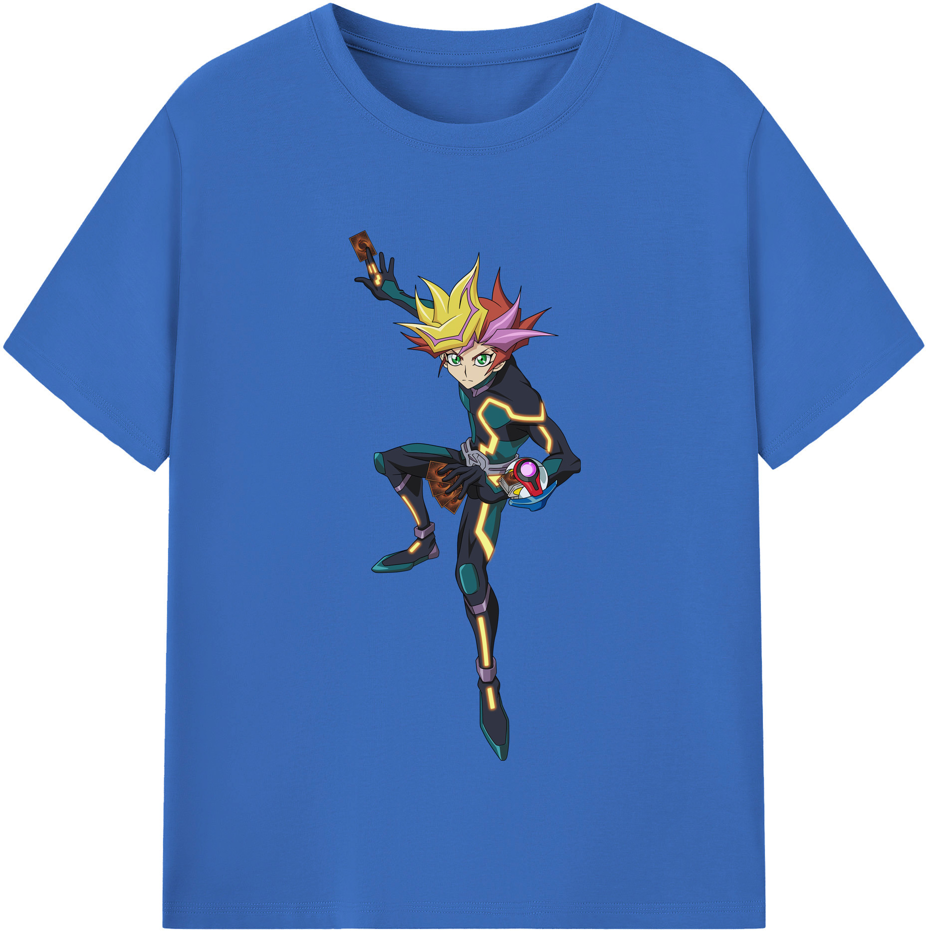 （画像用） 遊☆戯☆王 Yu-Gi-Oh! 綿100％半袖Tシャツ（フロントプリント）