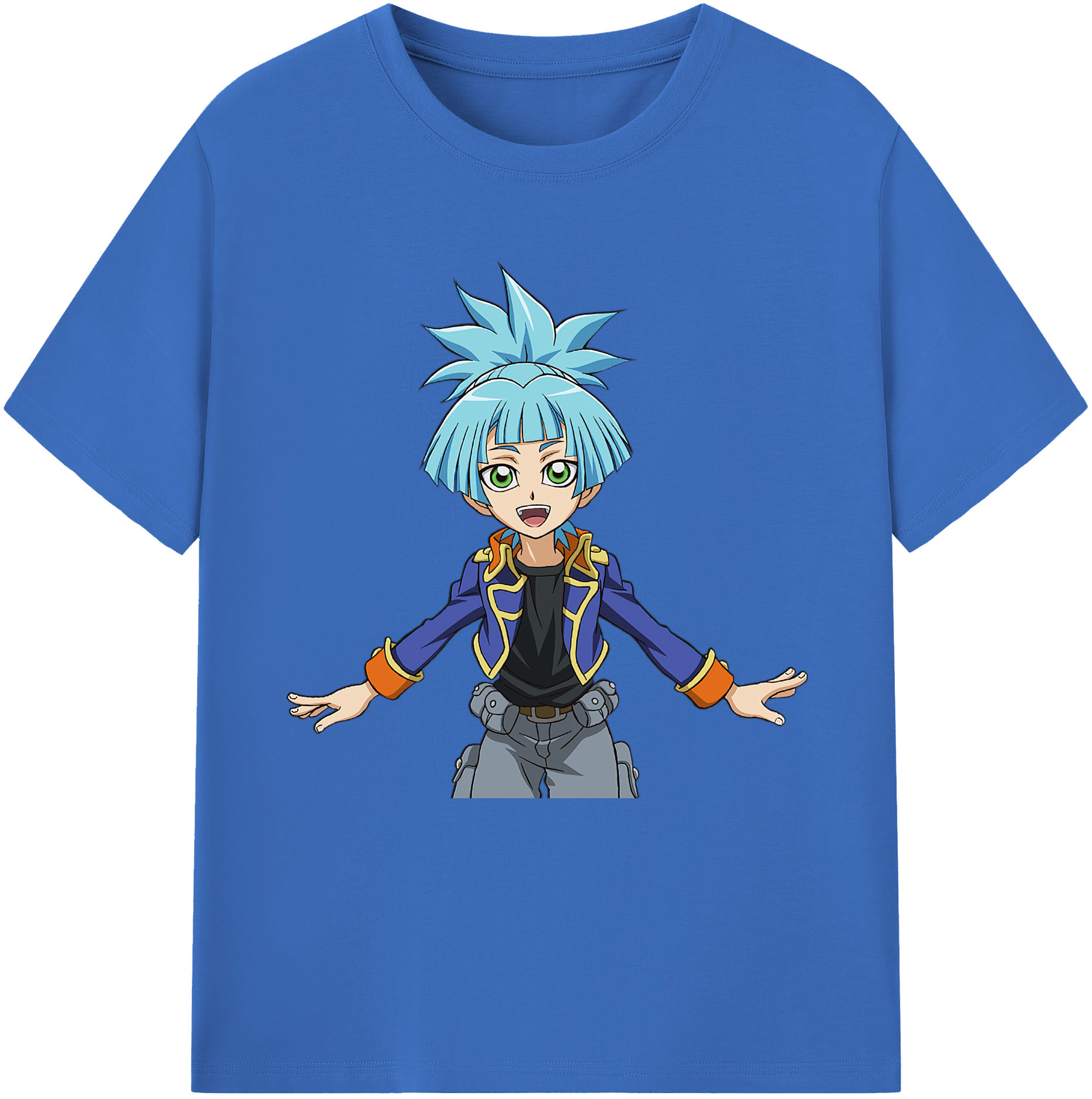 （画像用） 遊☆戯☆王 Yu-Gi-Oh! 綿100％半袖Tシャツ（フロントプリント）