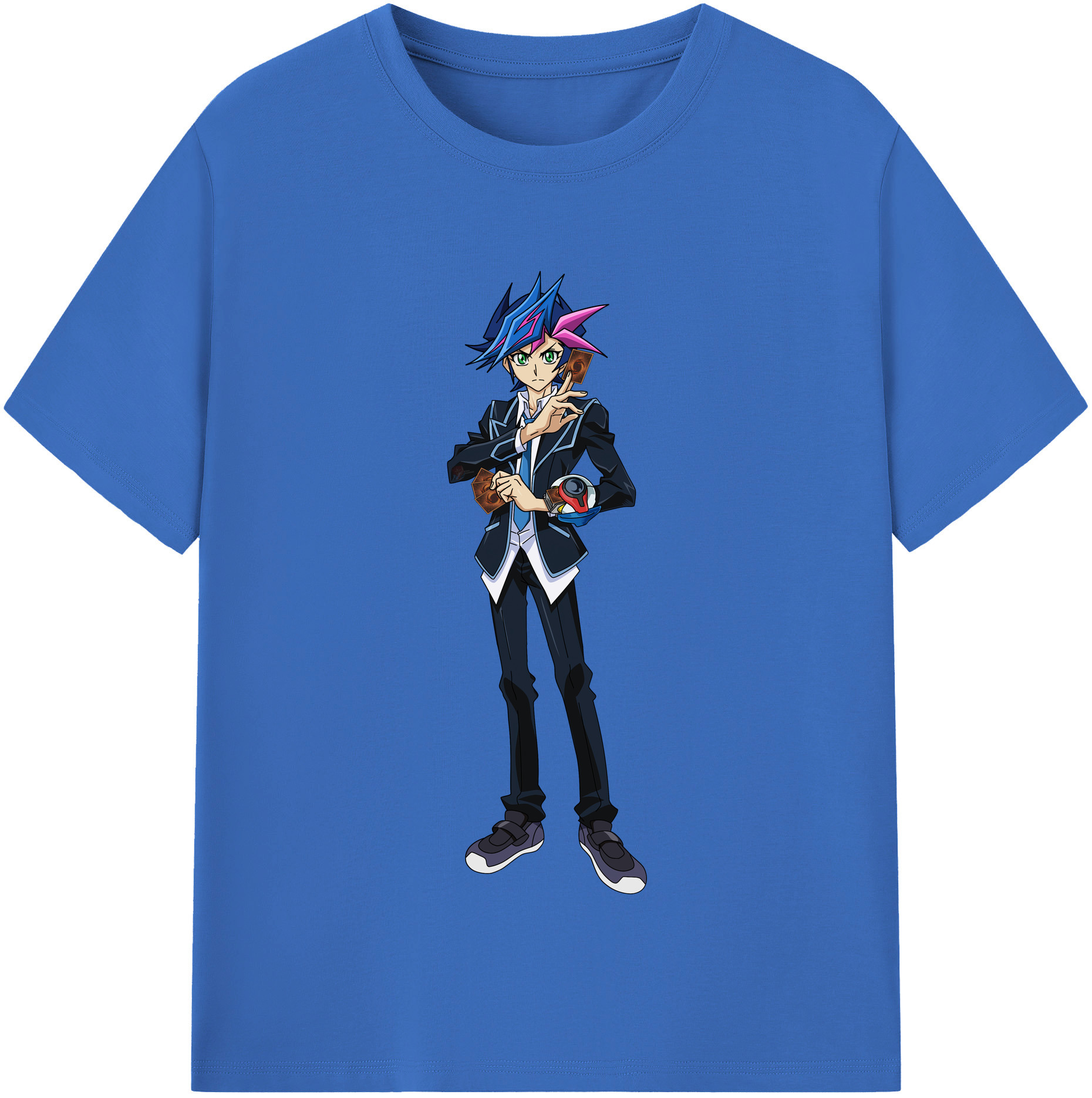 （画像用） 遊☆戯☆王 Yu-Gi-Oh! 綿100％半袖Tシャツ（フロントプリント）