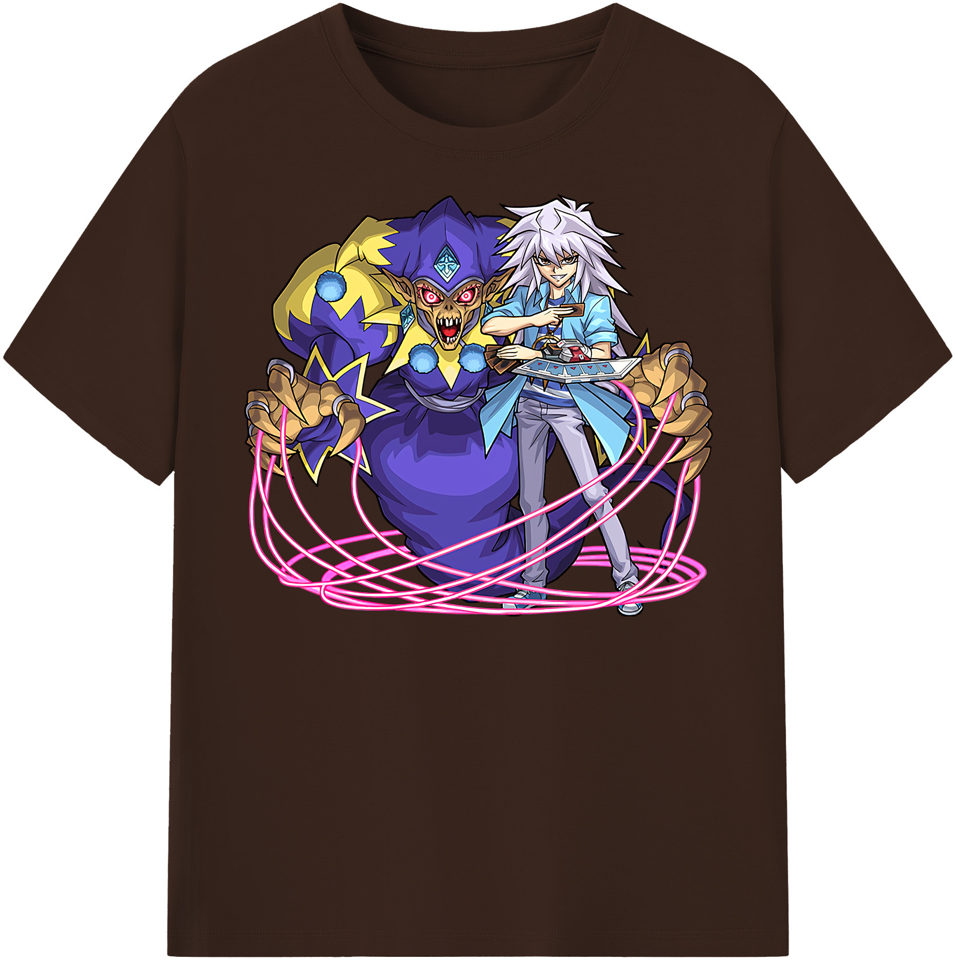 （画像用） 遊☆戯☆王 Yu-Gi-Oh! 綿100％半袖Tシャツ（フロントプリント）