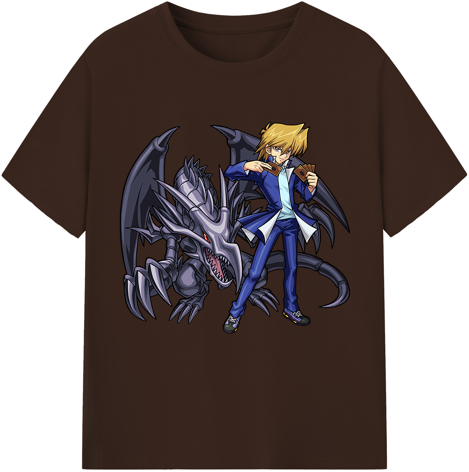 （画像用） 遊☆戯☆王 Yu-Gi-Oh! 綿100％半袖Tシャツ（フロントプリント）