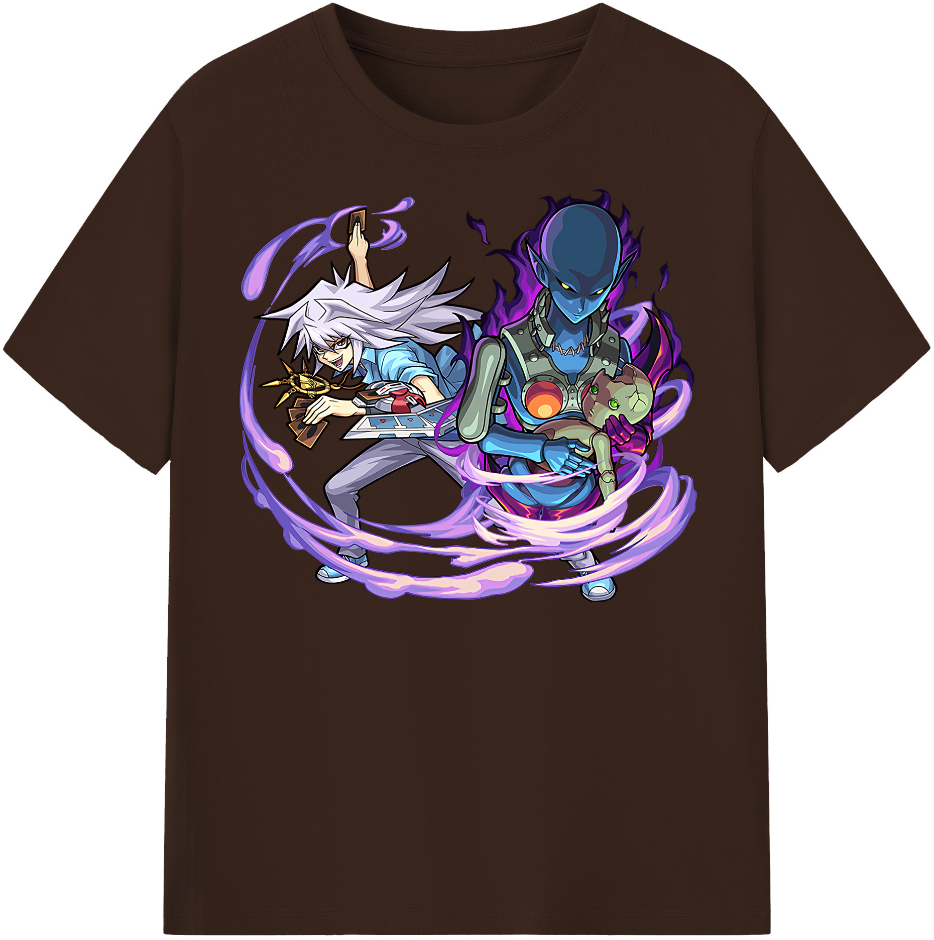 （画像用） 遊☆戯☆王 Yu-Gi-Oh! 綿100％半袖Tシャツ（フロントプリント）