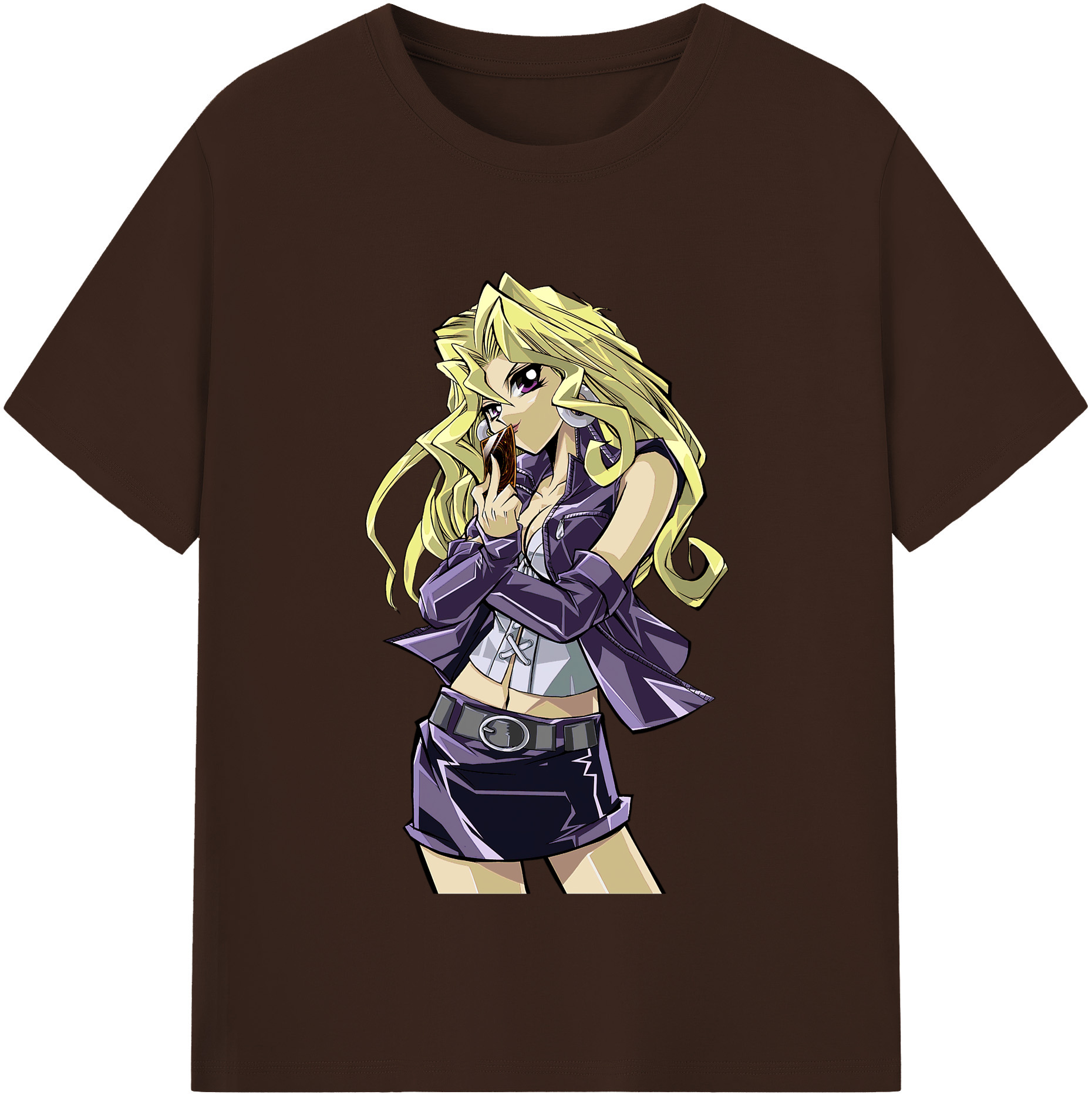 （画像用） 遊☆戯☆王 Yu-Gi-Oh! 綿100％半袖Tシャツ（フロントプリント）