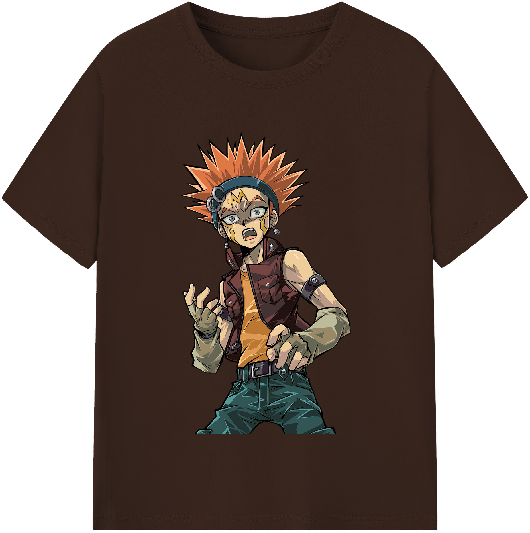 （画像用） 遊☆戯☆王 Yu-Gi-Oh! 綿100％半袖Tシャツ（フロントプリント）