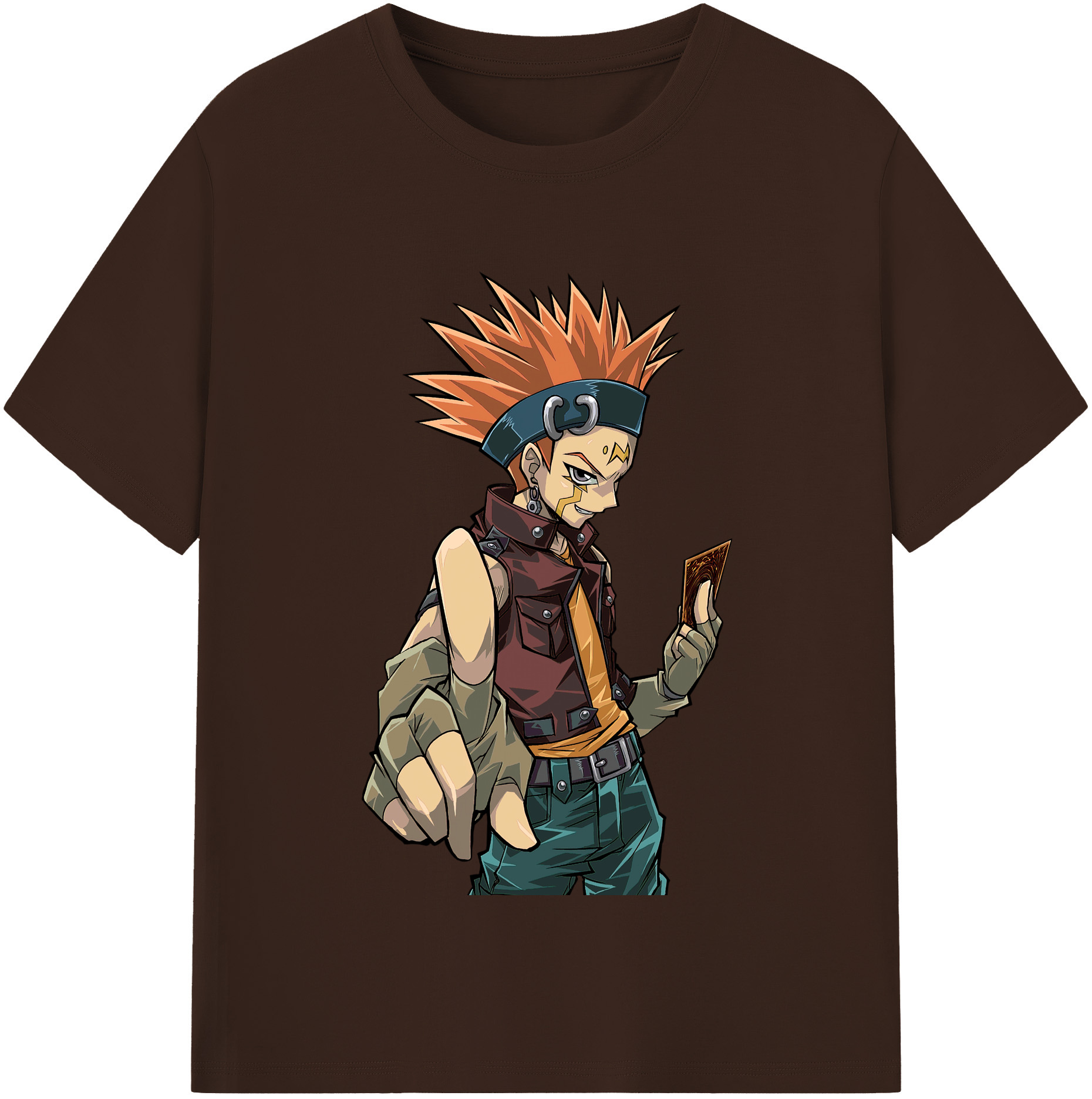 （画像用） 遊☆戯☆王 Yu-Gi-Oh! 綿100％半袖Tシャツ（フロントプリント）