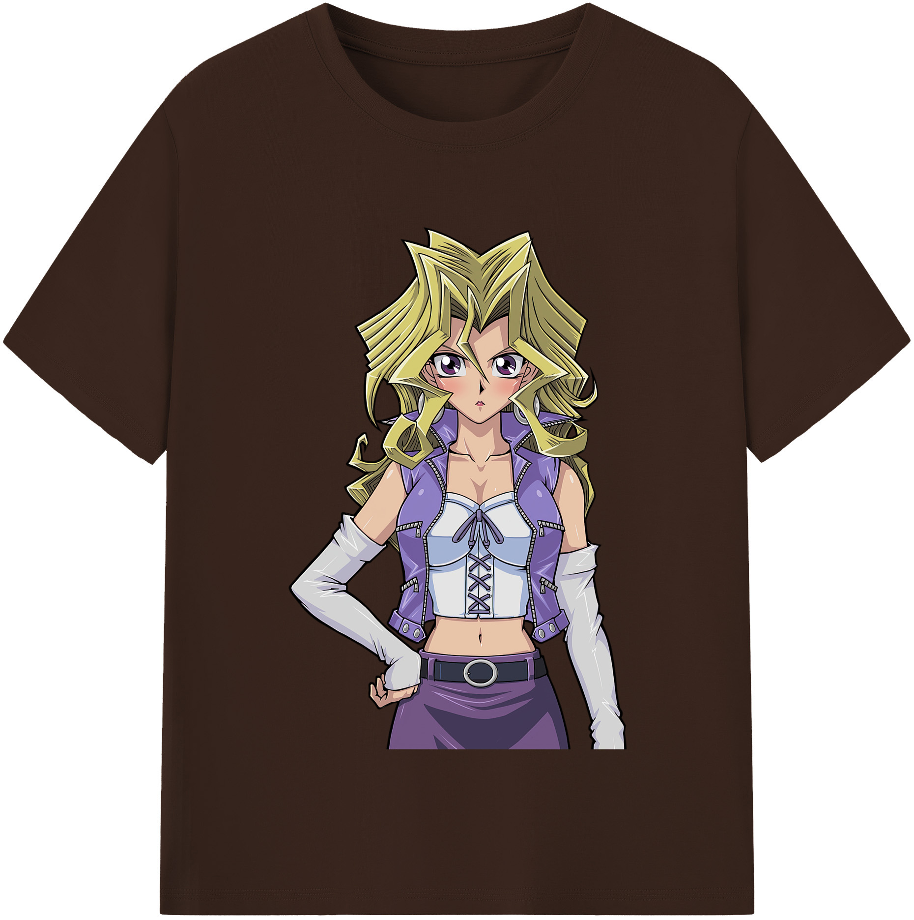 （画像用） 遊☆戯☆王 Yu-Gi-Oh! 綿100％半袖Tシャツ（フロントプリント）