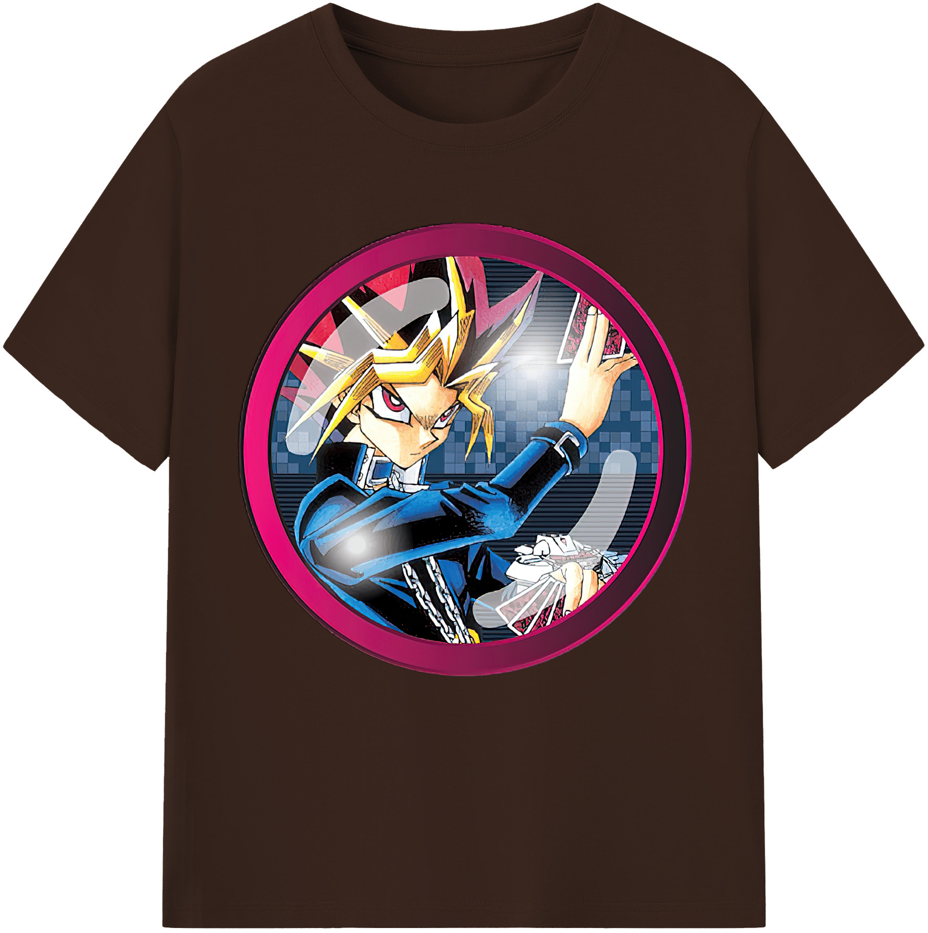 （画像用） 遊☆戯☆王 Yu-Gi-Oh! 綿100％半袖Tシャツ（フロントプリント）
