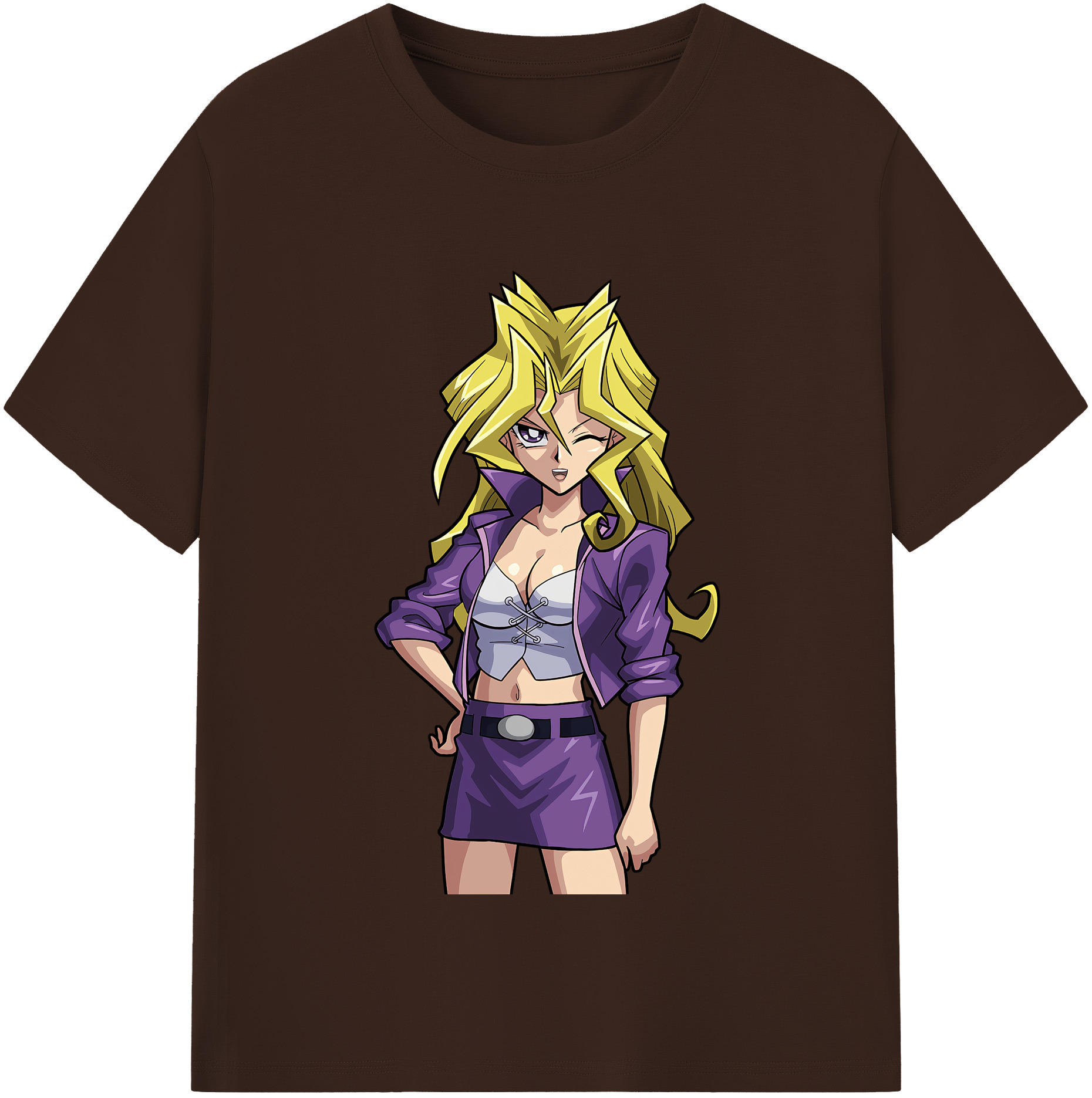 （画像用） 遊☆戯☆王 Yu-Gi-Oh! 綿100％半袖Tシャツ（フロントプリント）
