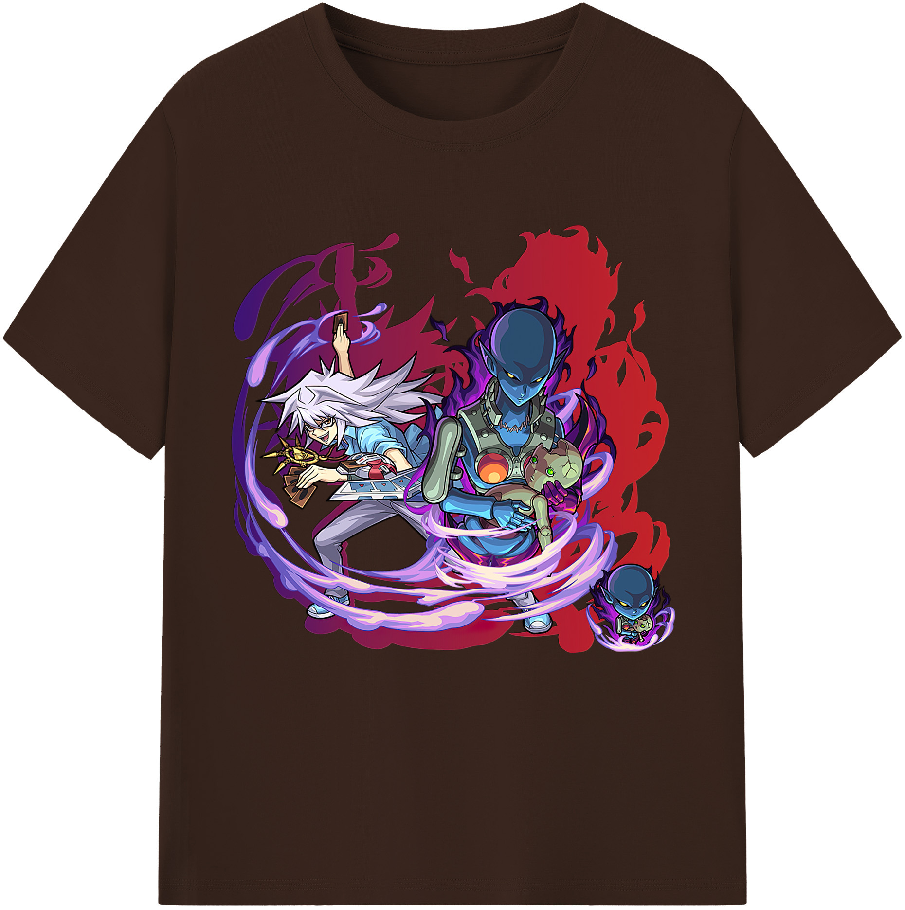 （画像用） 遊☆戯☆王 Yu-Gi-Oh! 綿100％半袖Tシャツ（フロントプリント）