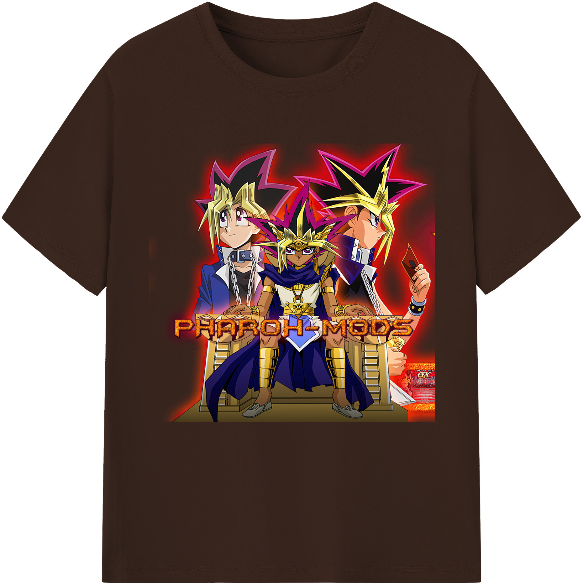 （画像用） 遊☆戯☆王 Yu-Gi-Oh! 綿100％半袖Tシャツ（フロントプリント）