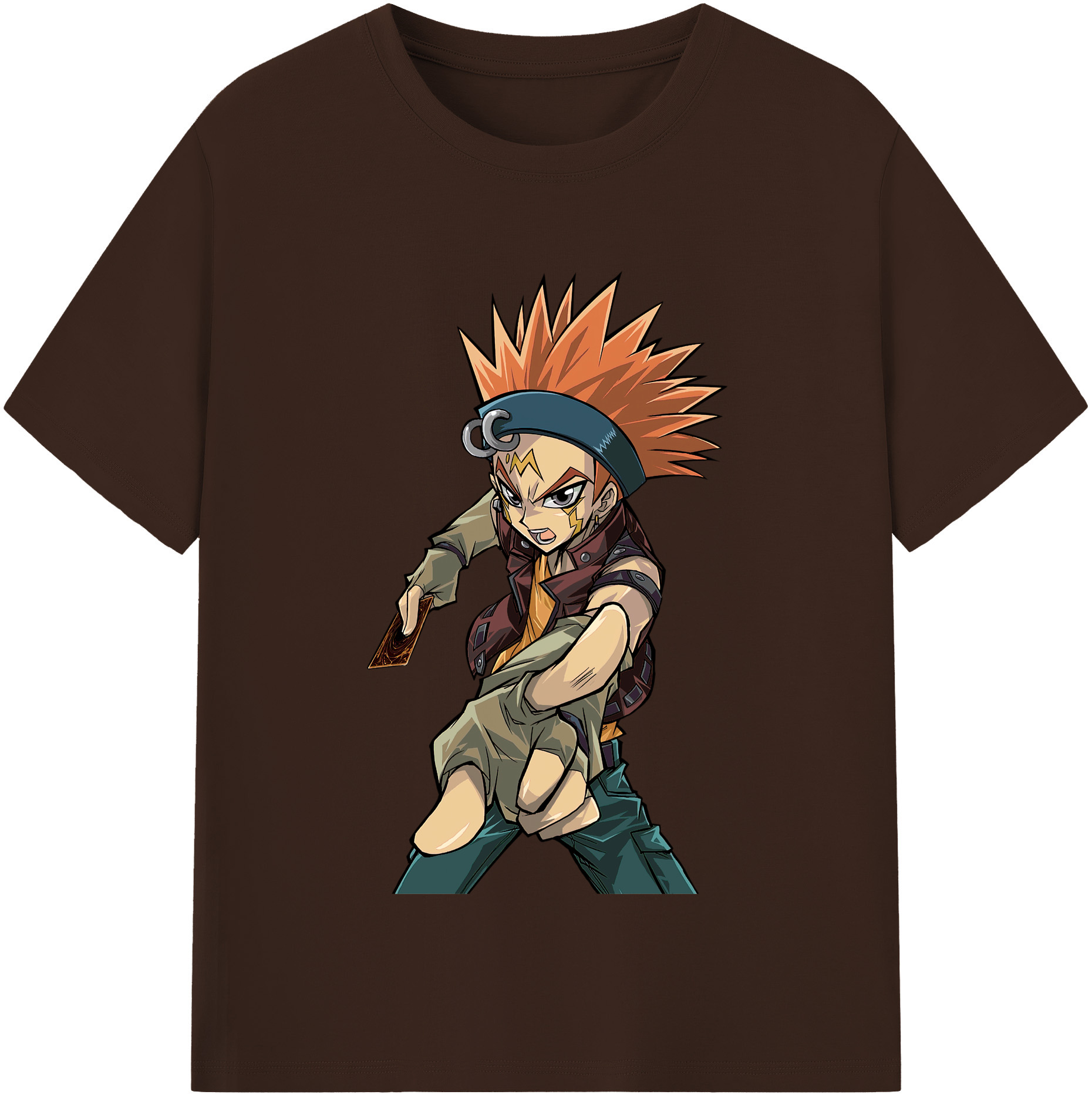 （画像用） 遊☆戯☆王 Yu-Gi-Oh! 綿100％半袖Tシャツ（フロントプリント）